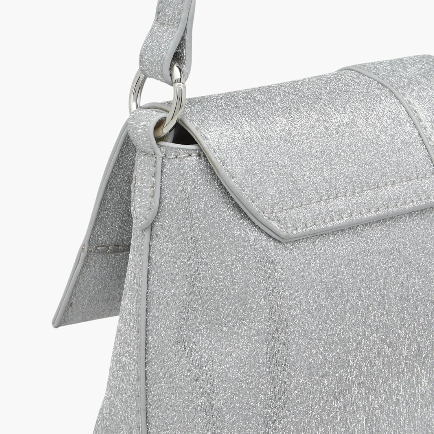 کیف دوشی زنانه Flora Bella از Shoexpress - بافت‌دار با بست دکمه مغناطیسی