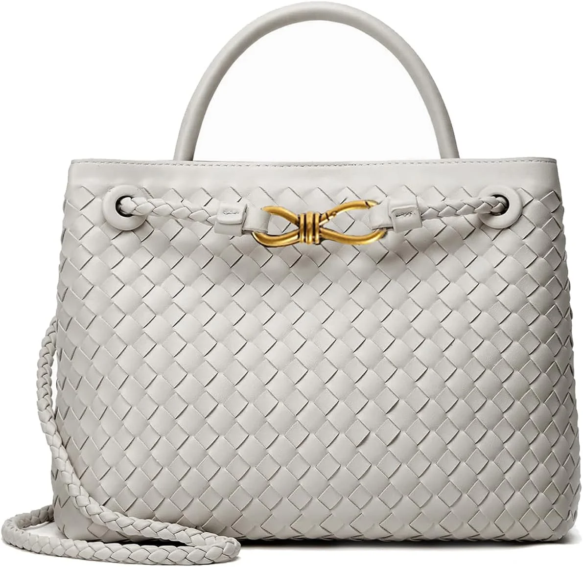 کیف دستی بافتنی زنانه، کیف دوشی چرمی بافته شده، کیف دستی بافته شده