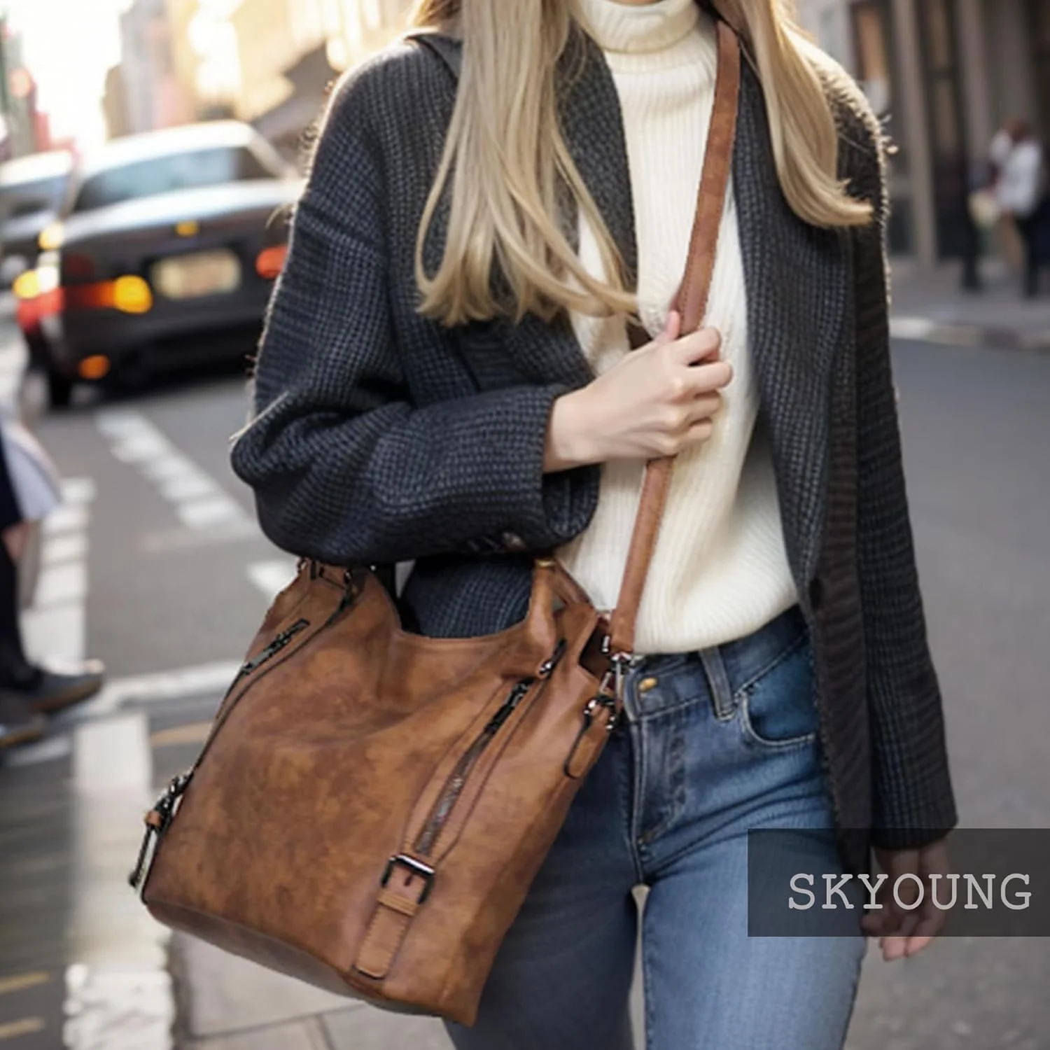 کیف های دوشی زنانه، کیف دستی زنانه، کیف دوشی بوهو، کیف های طراح دار، کیف کراس بادی چرم مصنوعی زنانه