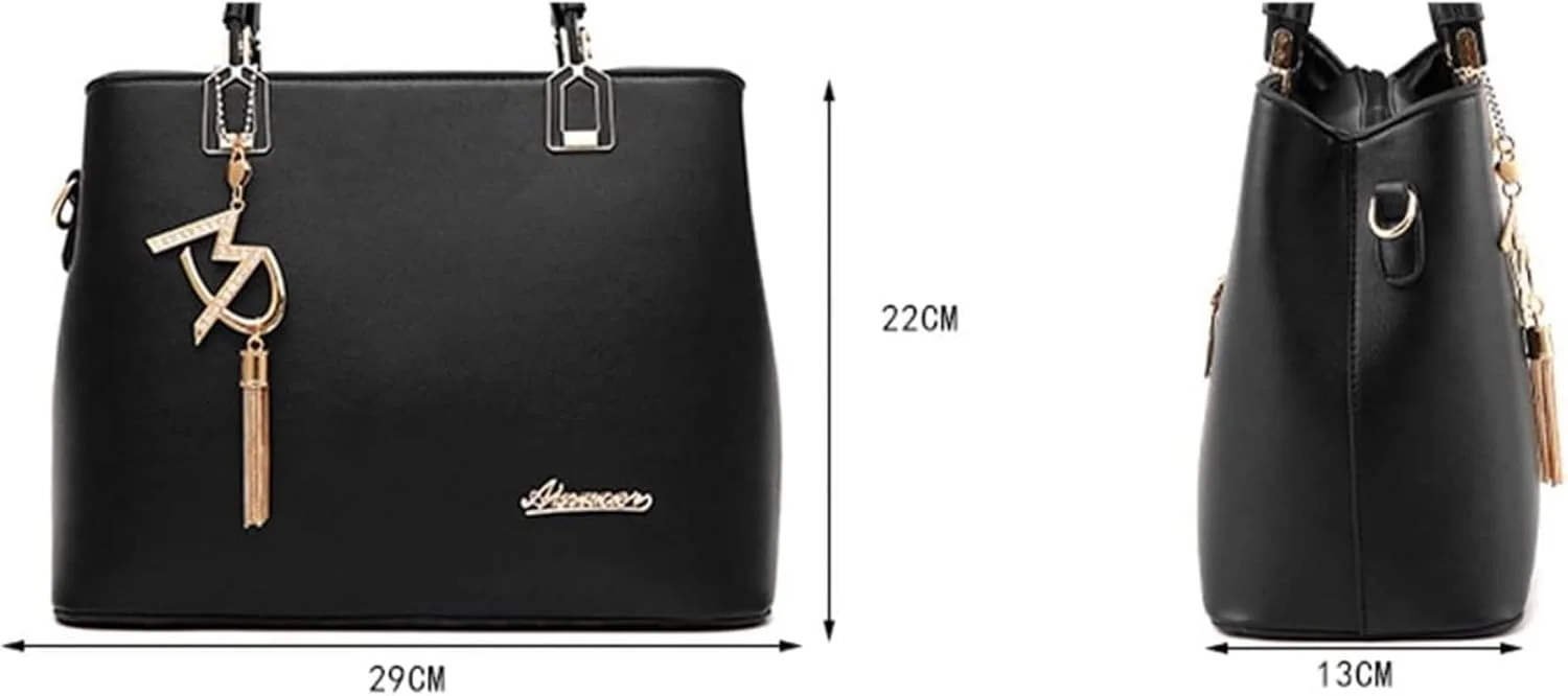 کیف دستی HALAMODO، کیف های دستی لوکس، کیف زنانه، کیف دوشی طراح، کیف های پیام رسان زنانه، کیف دستی ساده، کیف های کراس بادی برای دختران (سفید، M) کیف دستی HALAMODO، کیف های دستی لوکس، کیف زنانه، کیف دوشی طراح، کیف های پیام رسان زنانه، کیف دستی ساده، کیف های کراس بادی برای دختران (سفید، M)