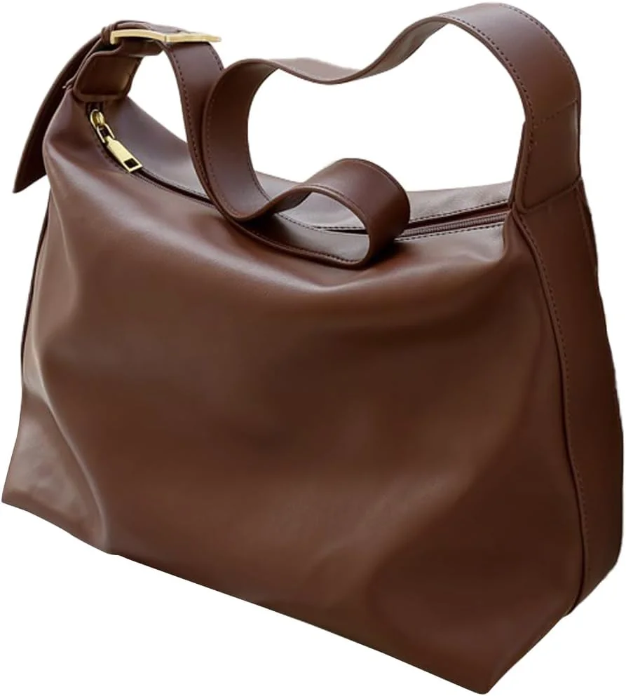 کیف دوشی زنانه Cici، کیف کراس بادی چرم PU نرم با بست زیپی