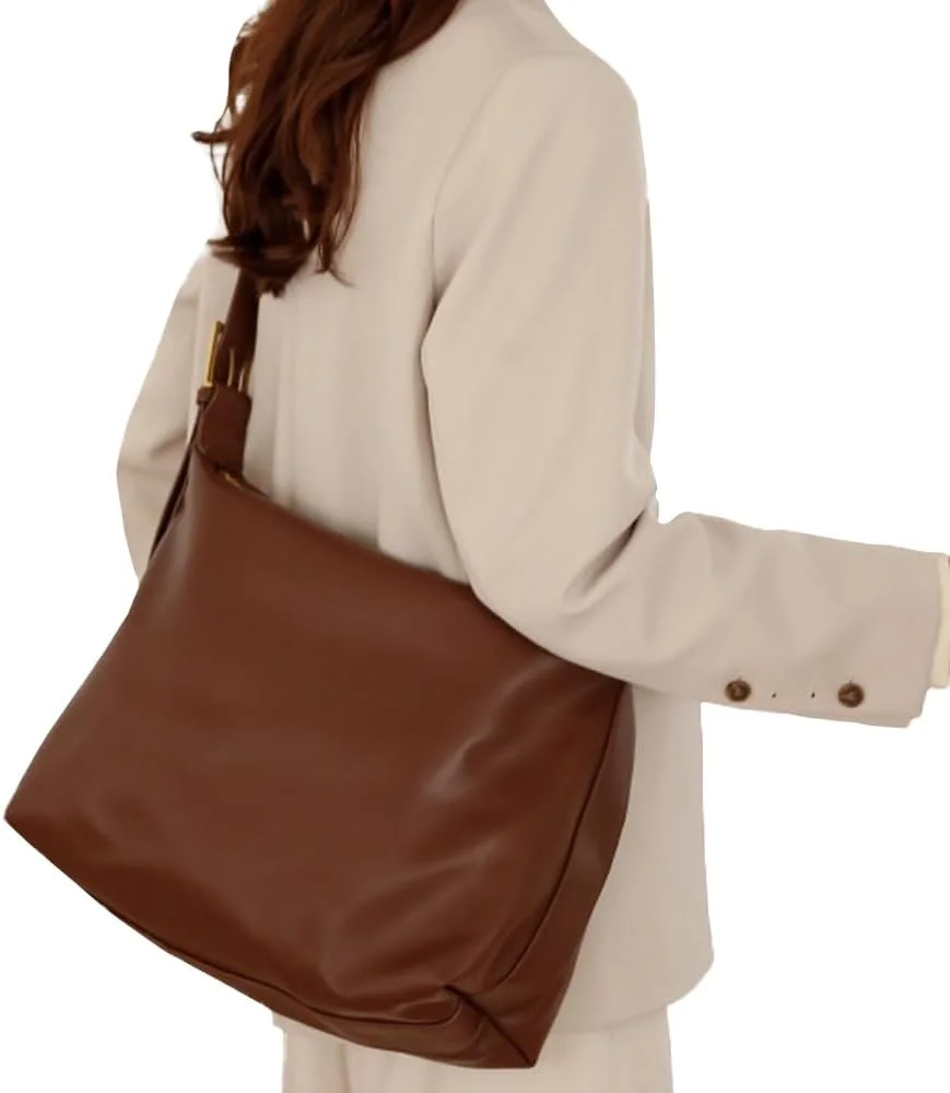 کیف دوشی زنانه Cici، کیف کراس بادی چرم PU نرم با بست زیپی