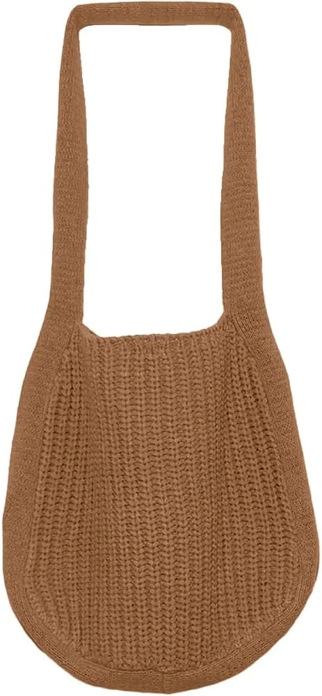 کیف بافتنی دوشی Cici برای زنان، کیف کراس بادی قلاب بافی زنانه، کیف دستی بافتنی برای مسافرت و استفاده روزمره