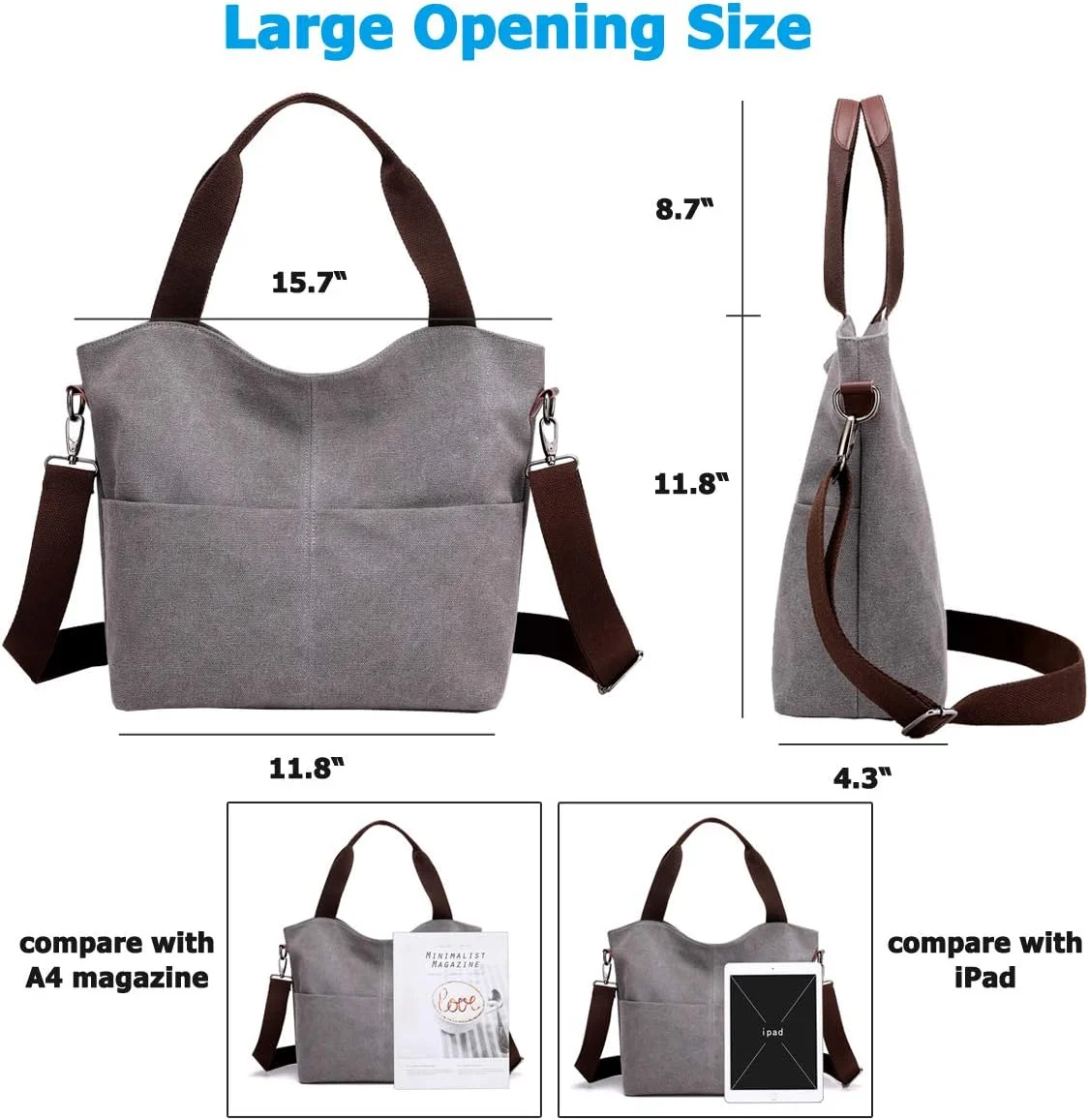 کیف های دستی مدل Hobo DOURR، کیف های کراس بادی بومى زنانه، کیف شانه ای پنبه ای