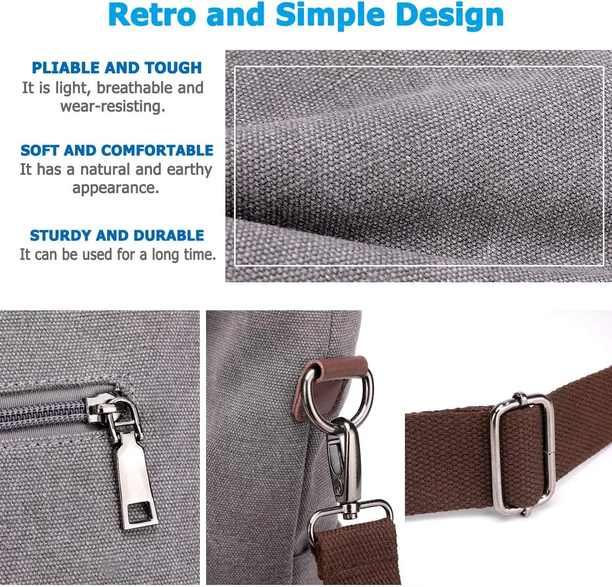 کیف های دستی مدل Hobo DOURR، کیف های کراس بادی بومى زنانه، کیف شانه ای پنبه ای