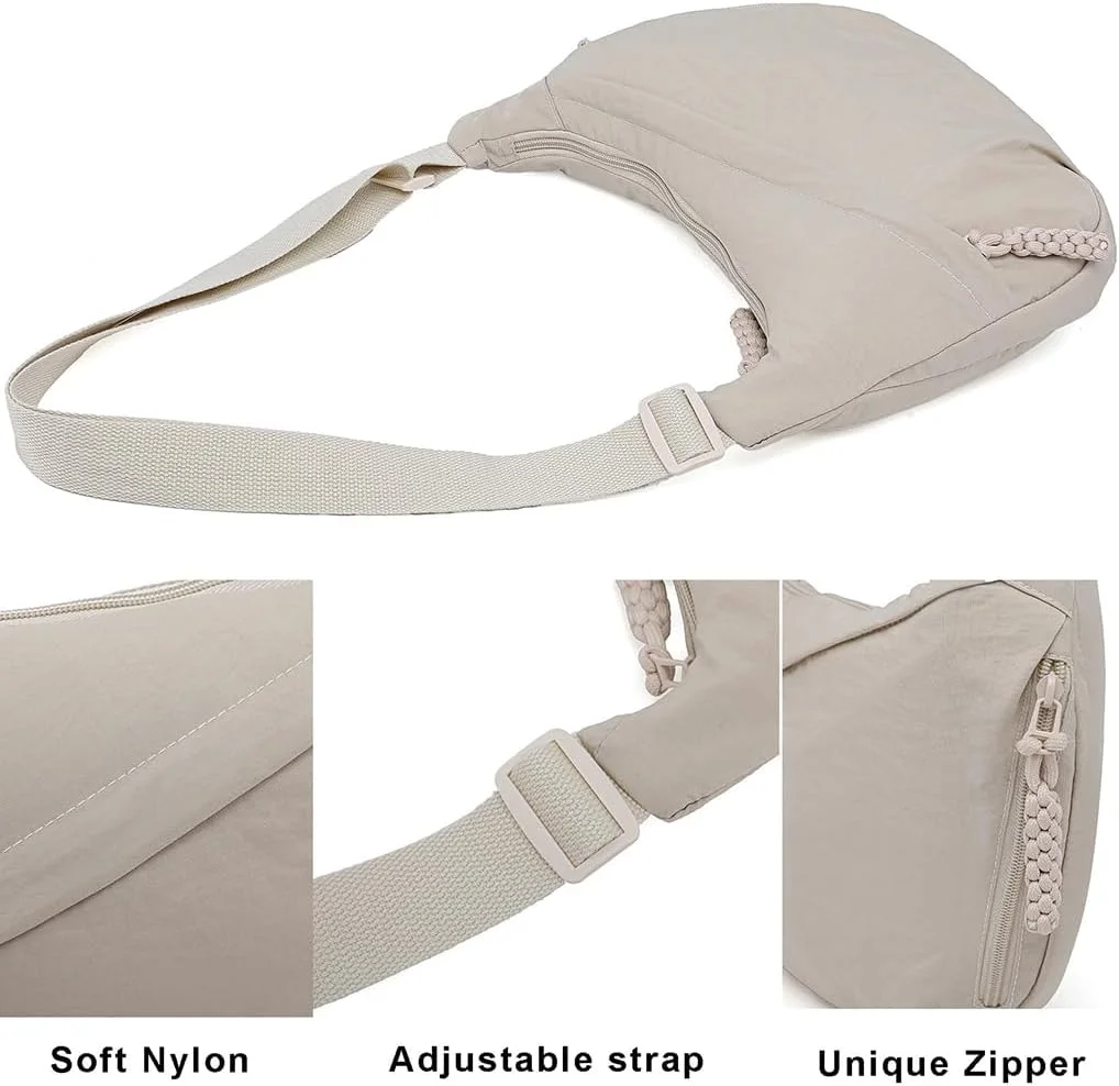 کیف دوشی هلالی چرم مصنوعی بزرگسال