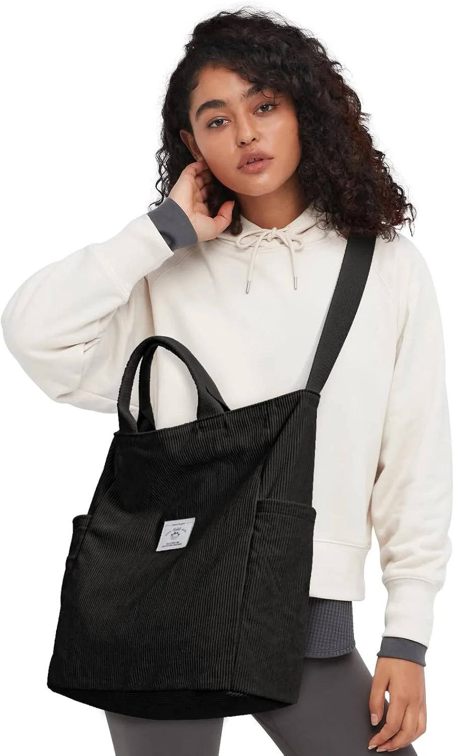 کیف دوشی مخمل کبریتی KALIDI، کیف پیام رسان زیپ دار، کیف دستی، کیف کراس بادی، مناسب کار، دانشگاه، خرید، بانوان