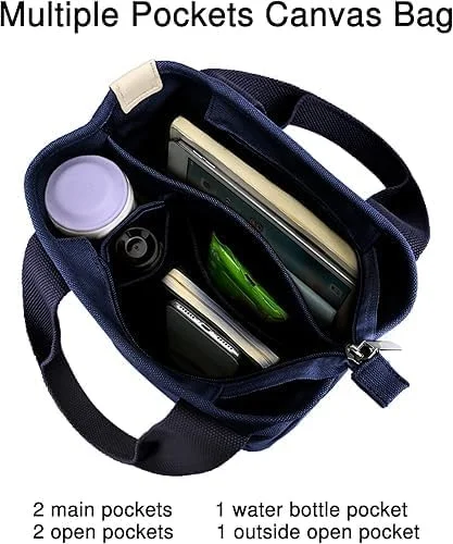 کیف دستی بوم زنانه، کیف دوشی شیک، کیف روزمره، کیف دستی با دسته بالایی و جیب های متعدد برای کار، مسافرت روزانه کیف دستی بوم زنانه، کیف دوشی شیک، کیف روزمره، کیف دستی با دسته بالایی و جیب های متعدد برای کار، مسافرت روزانه