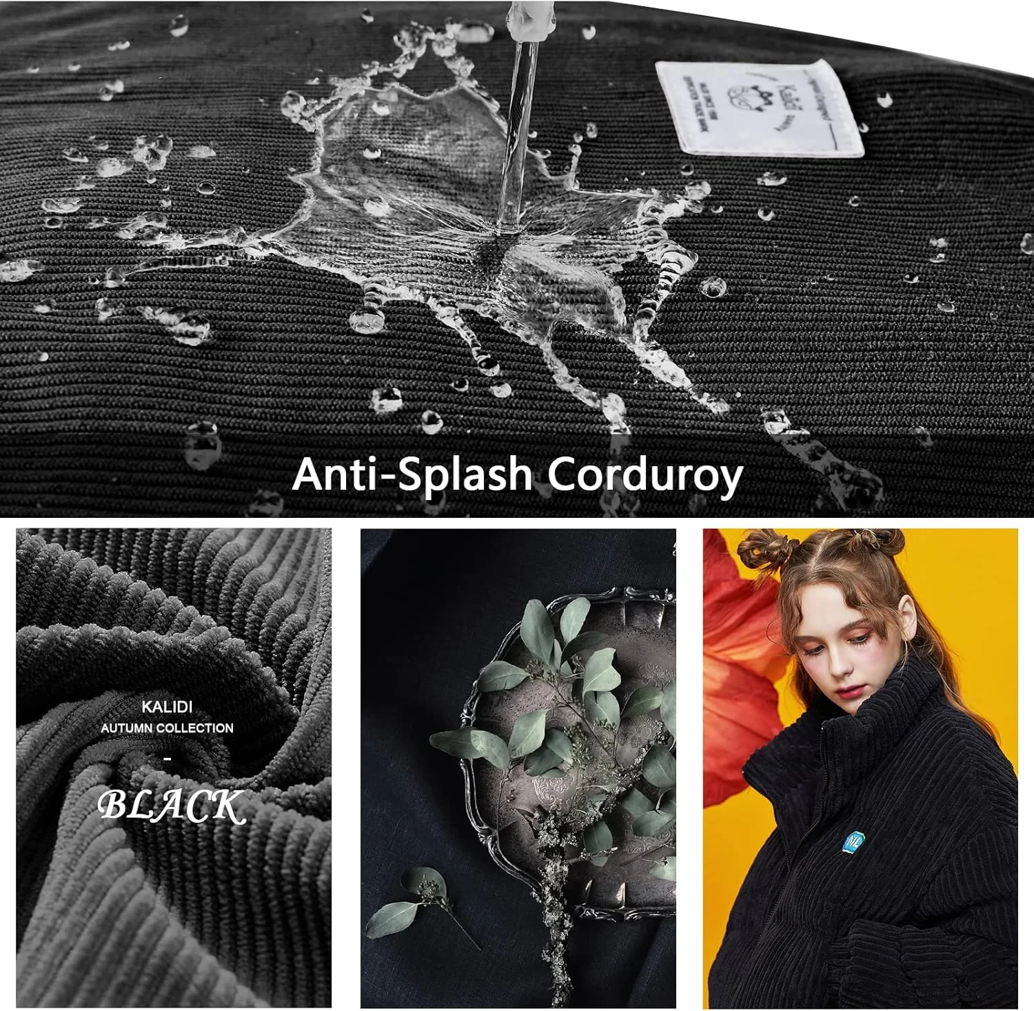 کیف دوشی مخمل کبریتی KALIDI، کیف پیام رسان زیپ دار، کیف دستی، کیف کراس بادی، مناسب کار، دانشگاه، خرید، بانوان