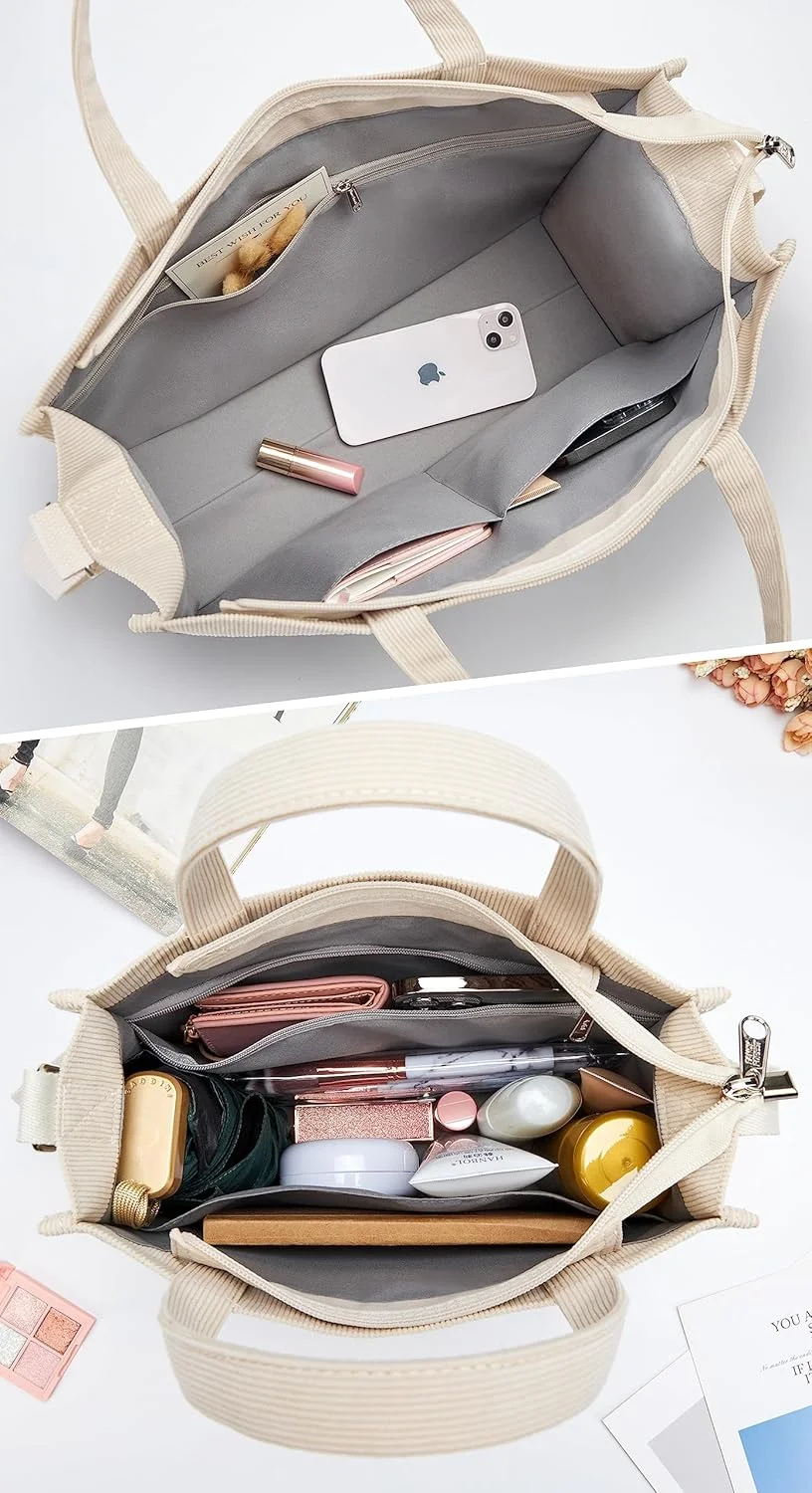 کیف دستی زنانه کالیدی، کیف کراس بادی مخملی، کیف دستی روزمره با زیپ، کیف شانه ای مد روز، کیف بزرگ کراس بادی