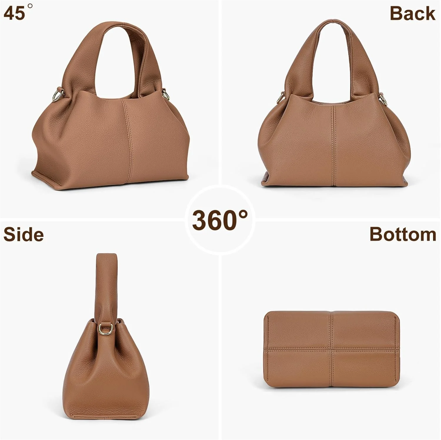 کیف دوشی Juoxeepy، کیف دستی زنانه، کیف شانه ای، کیف ابری کوفته ای شیک کیف دوشی Juoxeepy، کیف دستی زنانه، کیف شانه ای، کیف ابری کوفته ای شیک