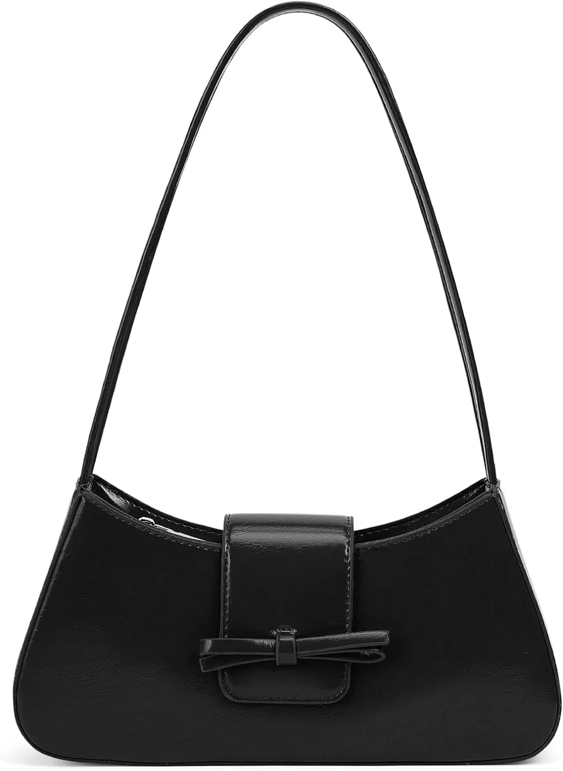 کیف دوشی مشکی NALACAL، کیف دستی زنانه، کیف پاپیونی زنانه، کیف دستی های Y2k Hobo، کیف Satchel، کلاچ مد روز، کیف مشکی، کیف زیر بغل Y2k چرم مصنوعی