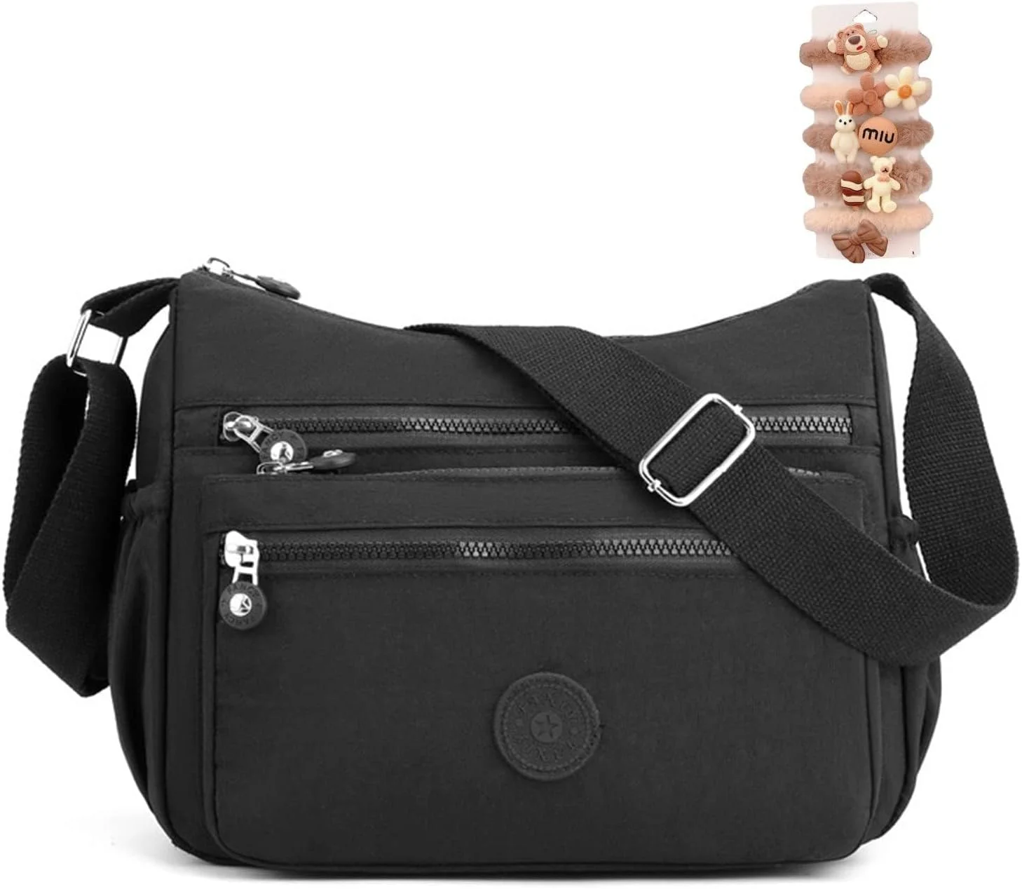 کیف رودوشی نایلونی ضدآب NALACAL زنانه، کیف بزرگ چند منظوره، کیف مسافرتی