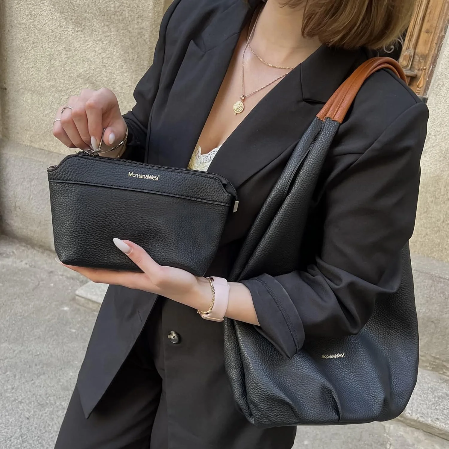 کیف دوشی زنانه Montana West مدل Hobo