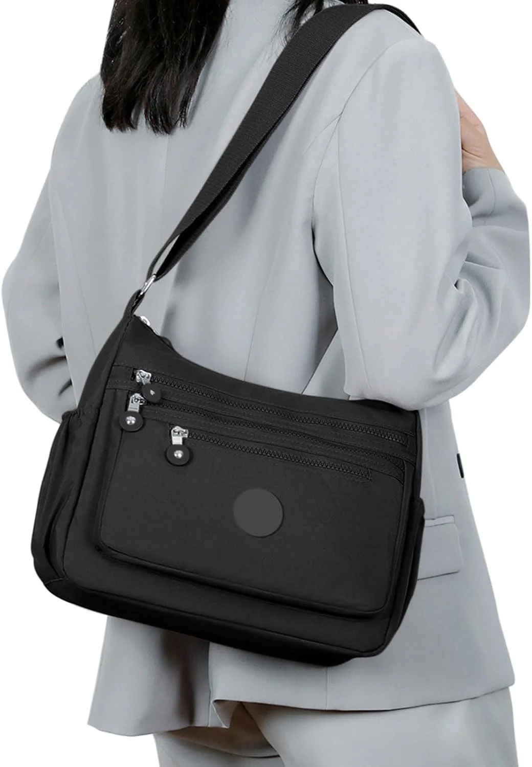 کیف رودوشی نایلونی ضدآب NALACAL زنانه، کیف بزرگ چند منظوره، کیف مسافرتی