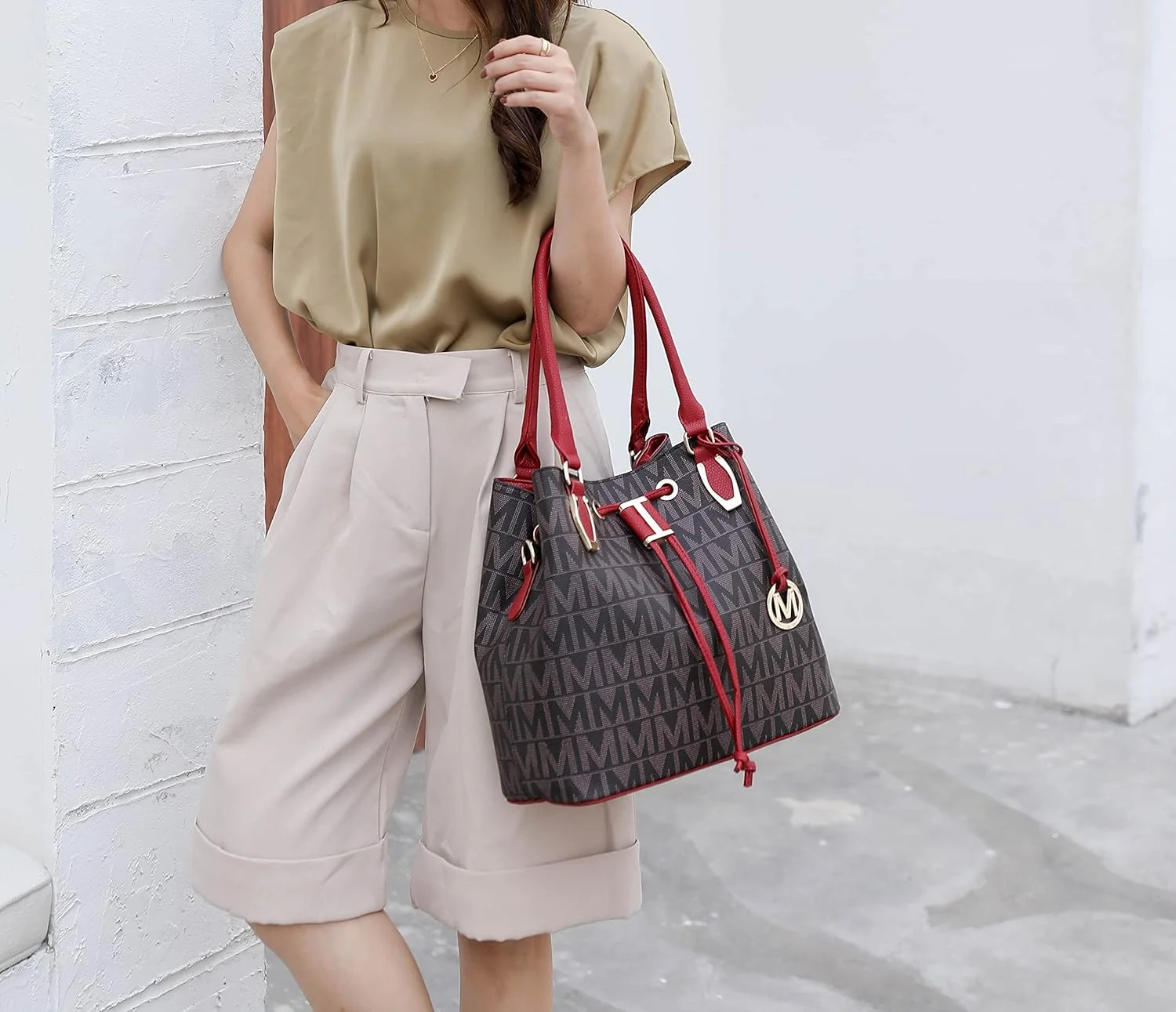 کی‌اف کالکشن کیف زنانه مدل MKF-LKC-BM3343 طرح بوهمی