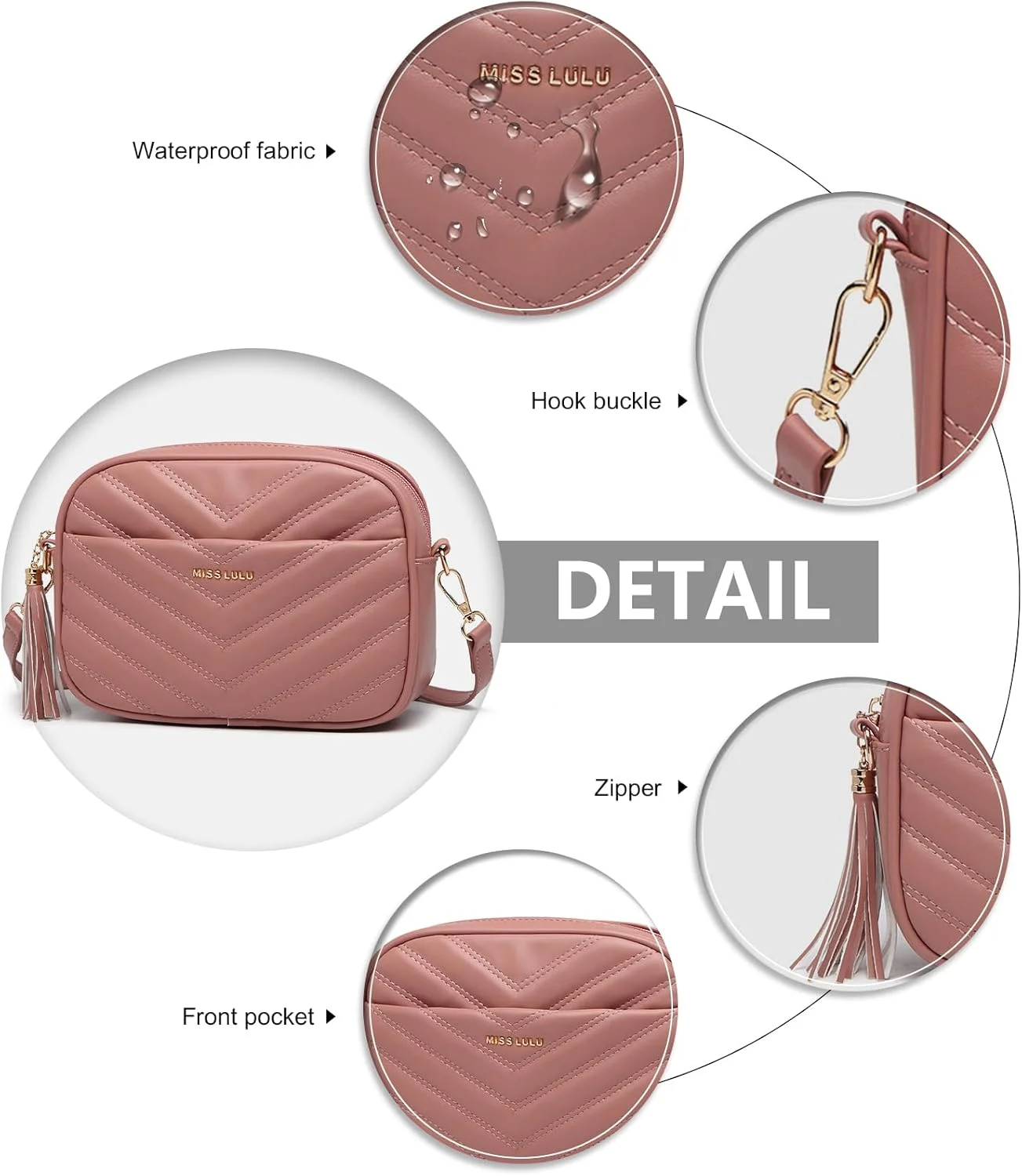 کیف دوشی زنانه Miss Lulu