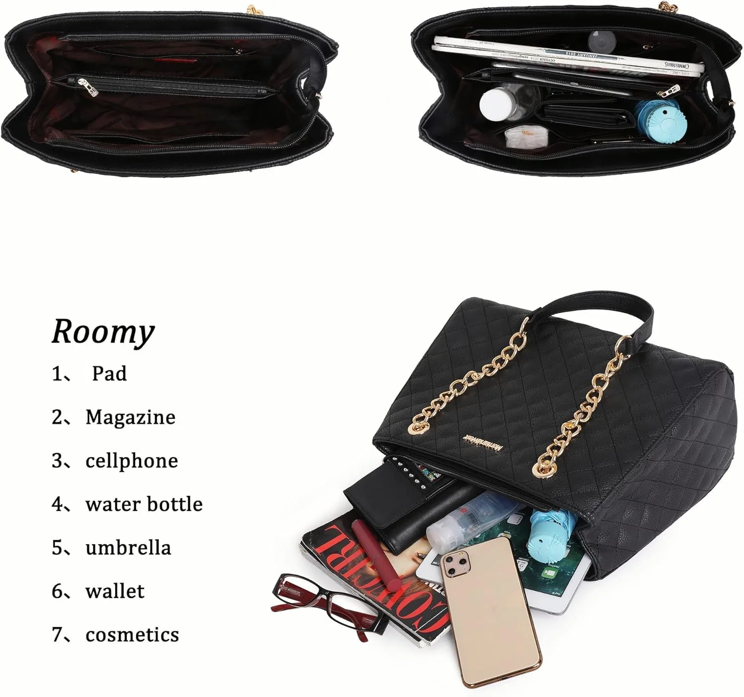 کیف دوشی زنانه Montana West، کیف دستی و کیف های شانه ای شیک زنانه