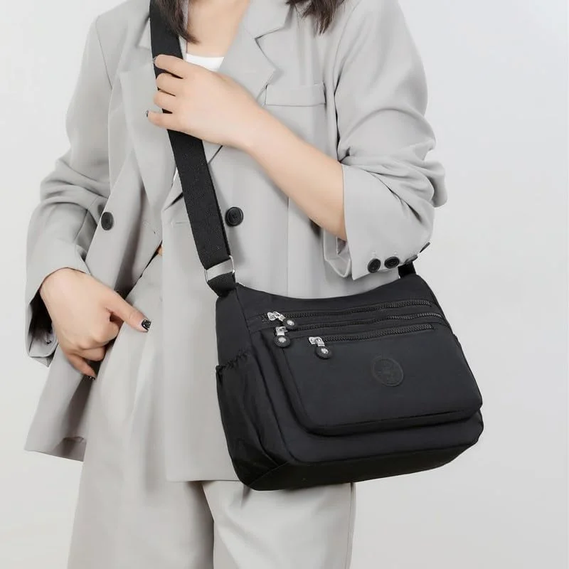 کیف رودوشی نایلونی ضدآب NALACAL زنانه، کیف بزرگ چند منظوره، کیف مسافرتی