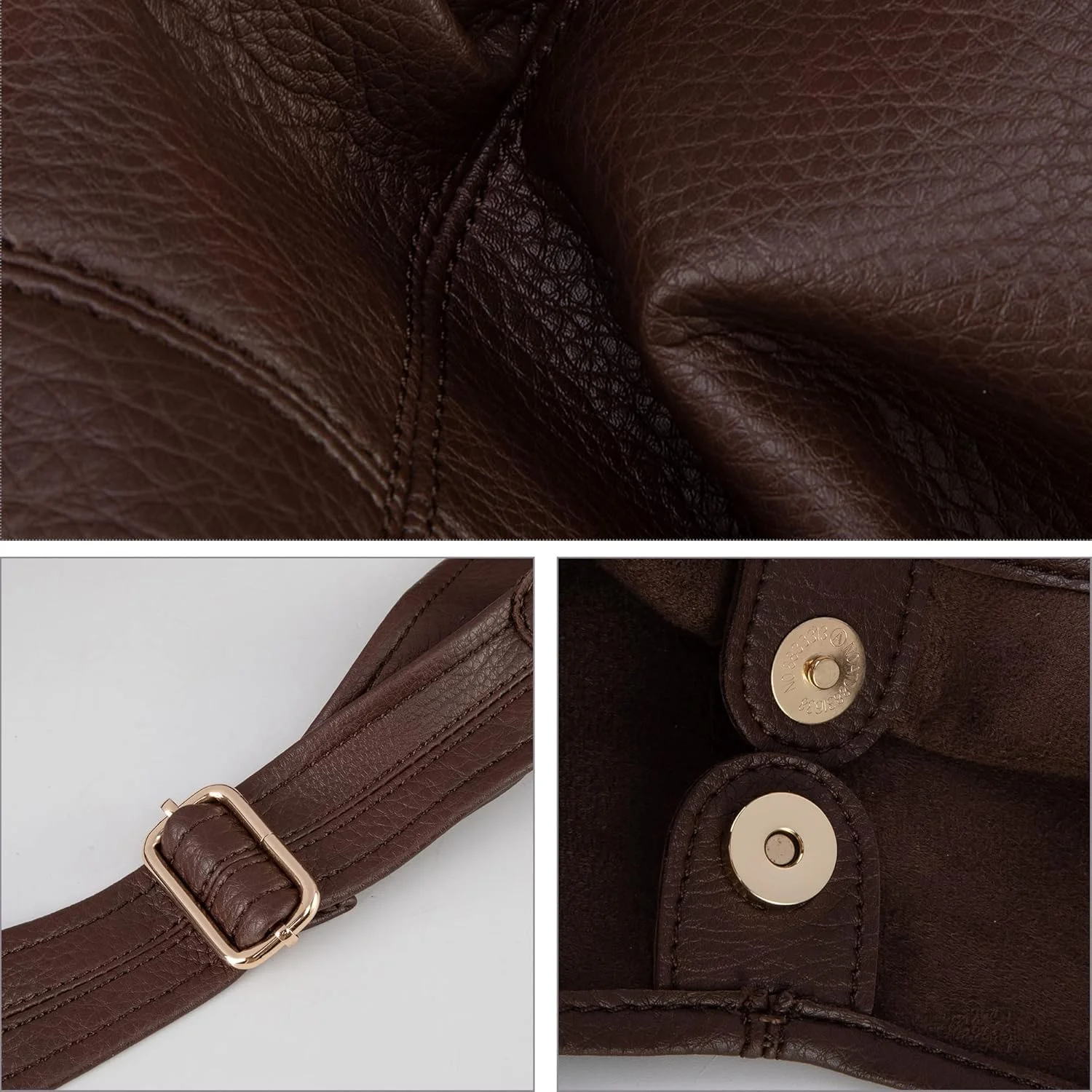 کیف دوشی زنانه Montana West مدل Hobo، فوق العاده نرم و تاشو با کیف سکه، MWC2-122CF