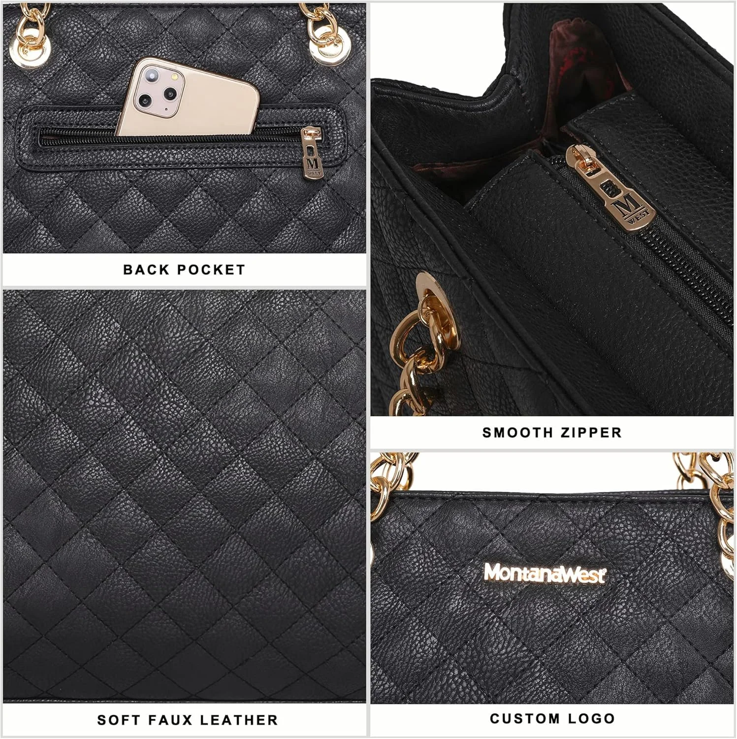 کیف دوشی زنانه Montana West، کیف دستی و کیف های شانه ای شیک زنانه