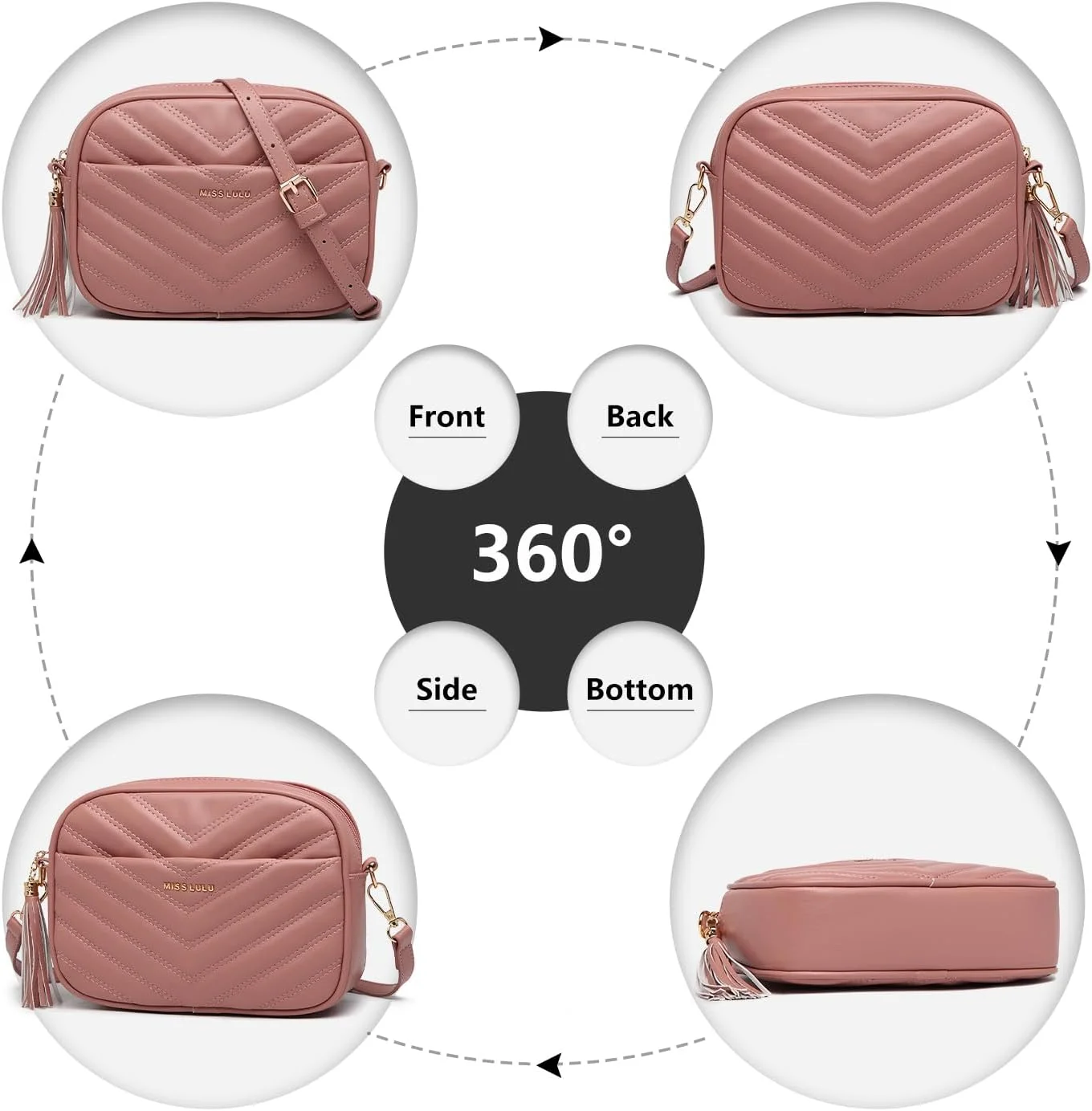 کیف دوشی زنانه Miss Lulu