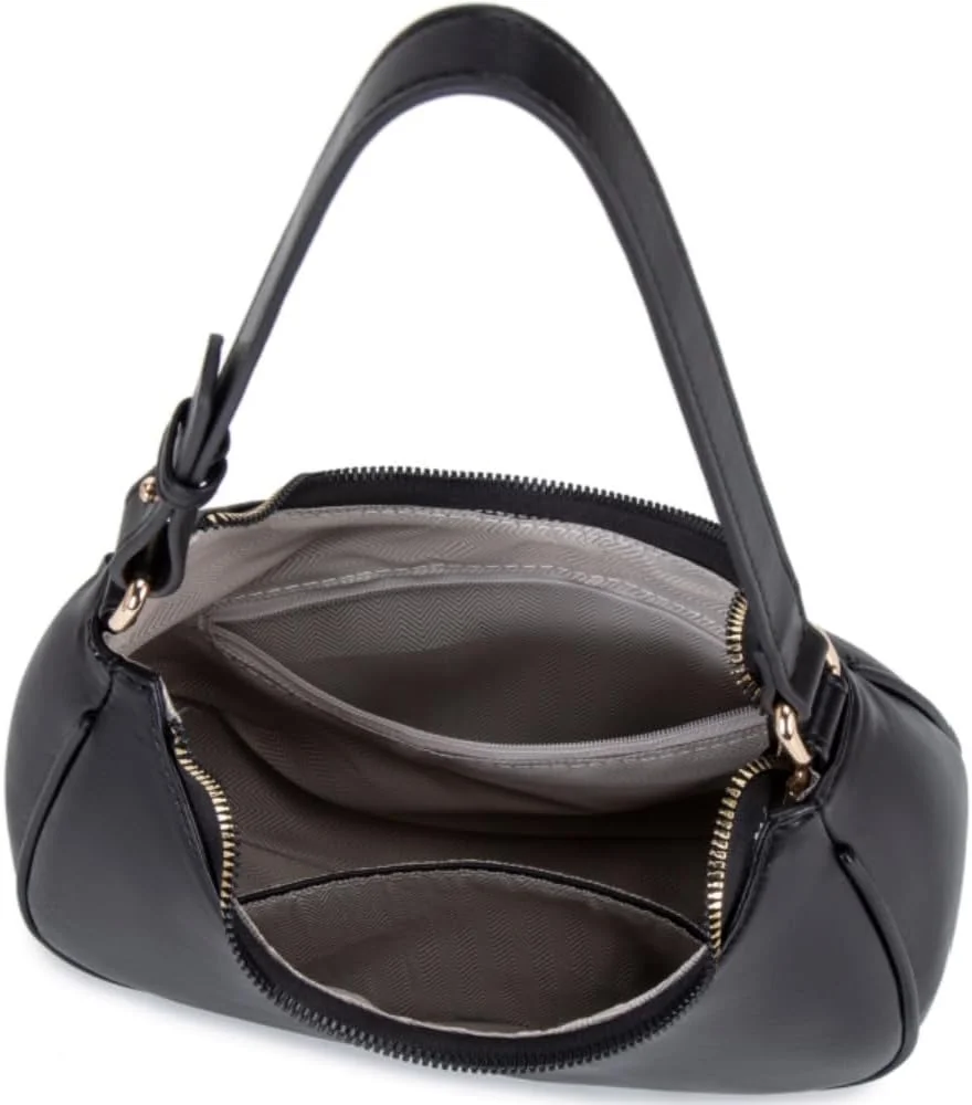 کیف دوشی هلالی زنانه، کیف دستی جادار و شیک، کیف کلاچ کوچک با زیپ