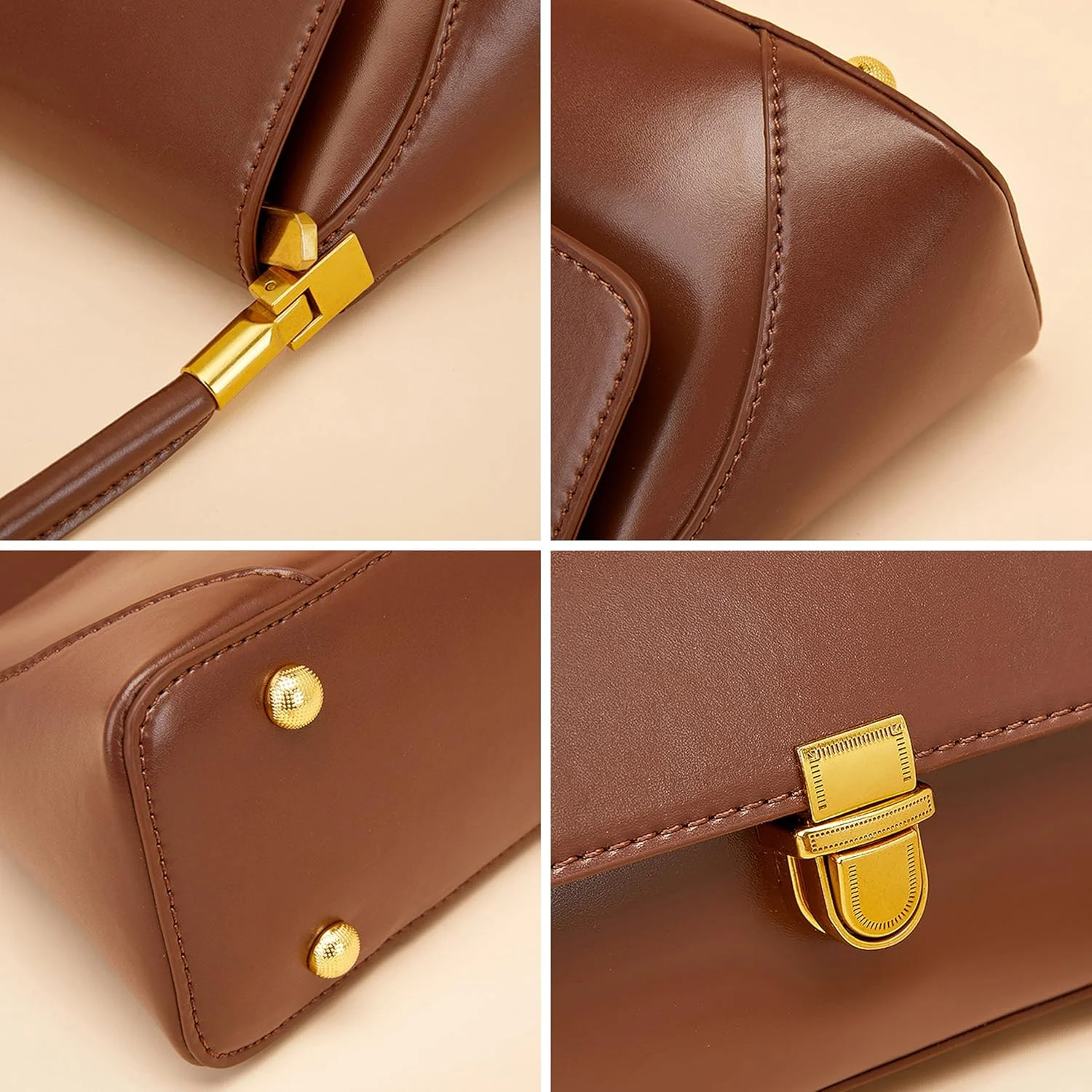 کیف دوشی کوچک زنانه، کیف دستی چرمی مینی با بست سگکی کیف دوشی کوچک زنانه، کیف دستی چرمی مینی با بست سگکی