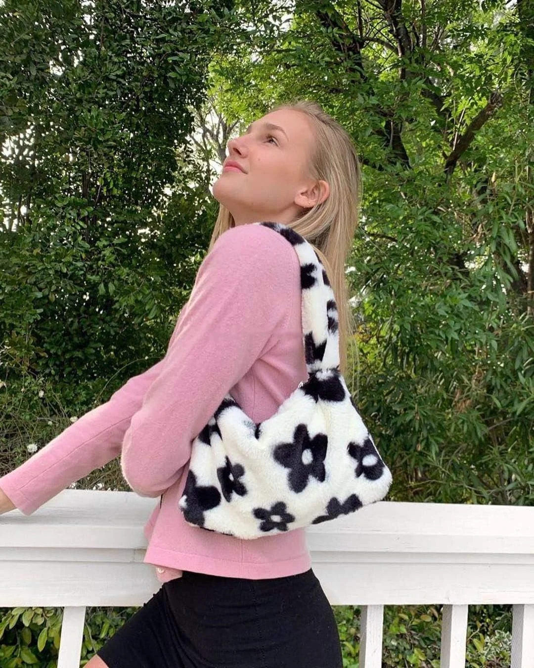 کیف زیر بغل مخمل خواب دار YFGBCX، کیف شانه ای کرکی زنانه، کیف دستی کرکی Y2K زنانه برای پاییز و زمستان کیف زیر بغل مخمل خواب دار YFGBCX، کیف شانه ای کرکی زنانه، کیف دستی کرکی Y2K زنانه برای پاییز و زمستان