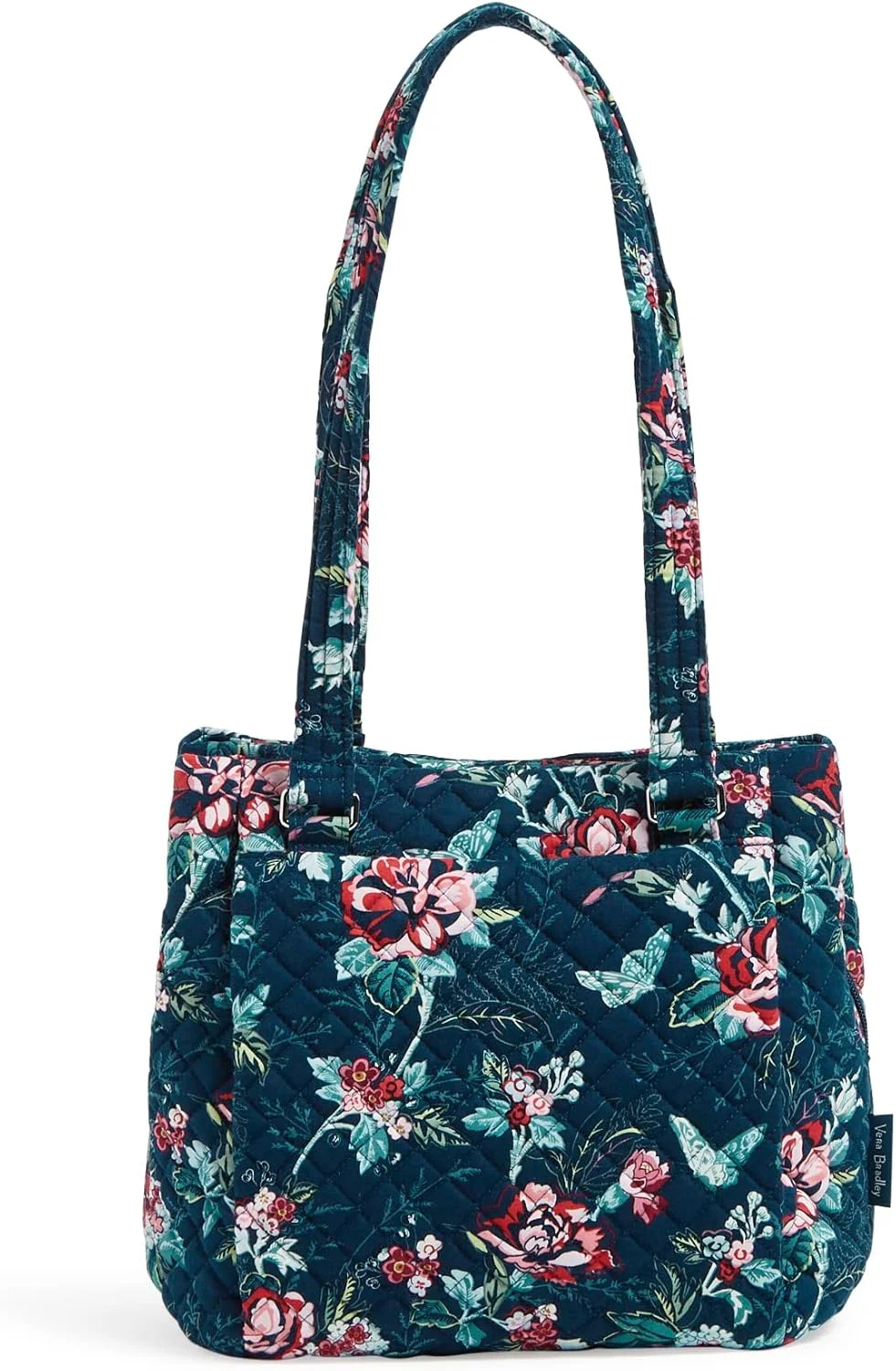 کیف دستی زنانه ویرا بردلی، مدل ساتچل با محفظه‌های متعدد، جنس کتان