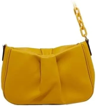 کیف دوشی زنانه AILA با دسته زنجیری پلیسه دار کیف دوشی زنانه AILA با دسته زنجیری پلیسه دار