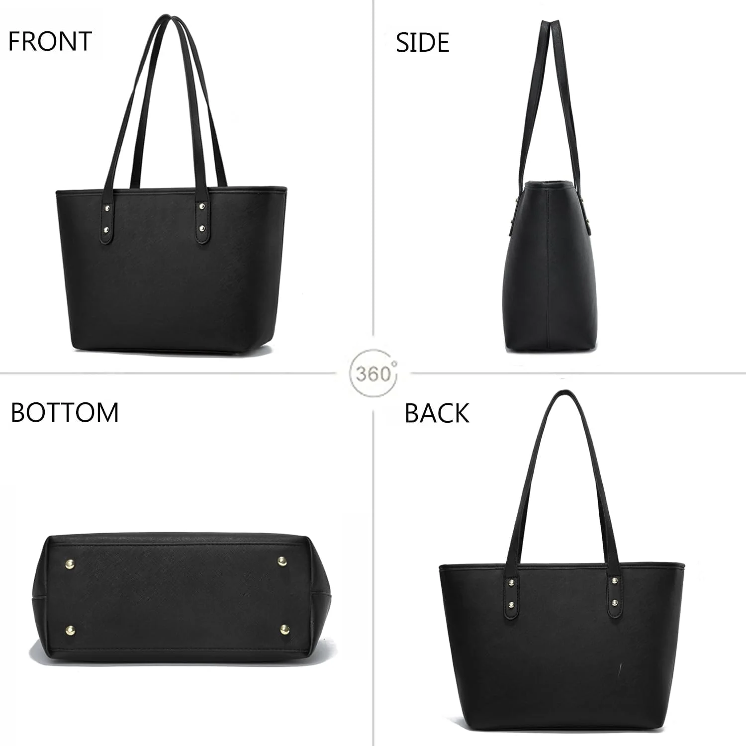 کیف دستی زنانه ALARION با دسته بالایی، کیف دوشی، کیف پیام رسان، کیف دستی