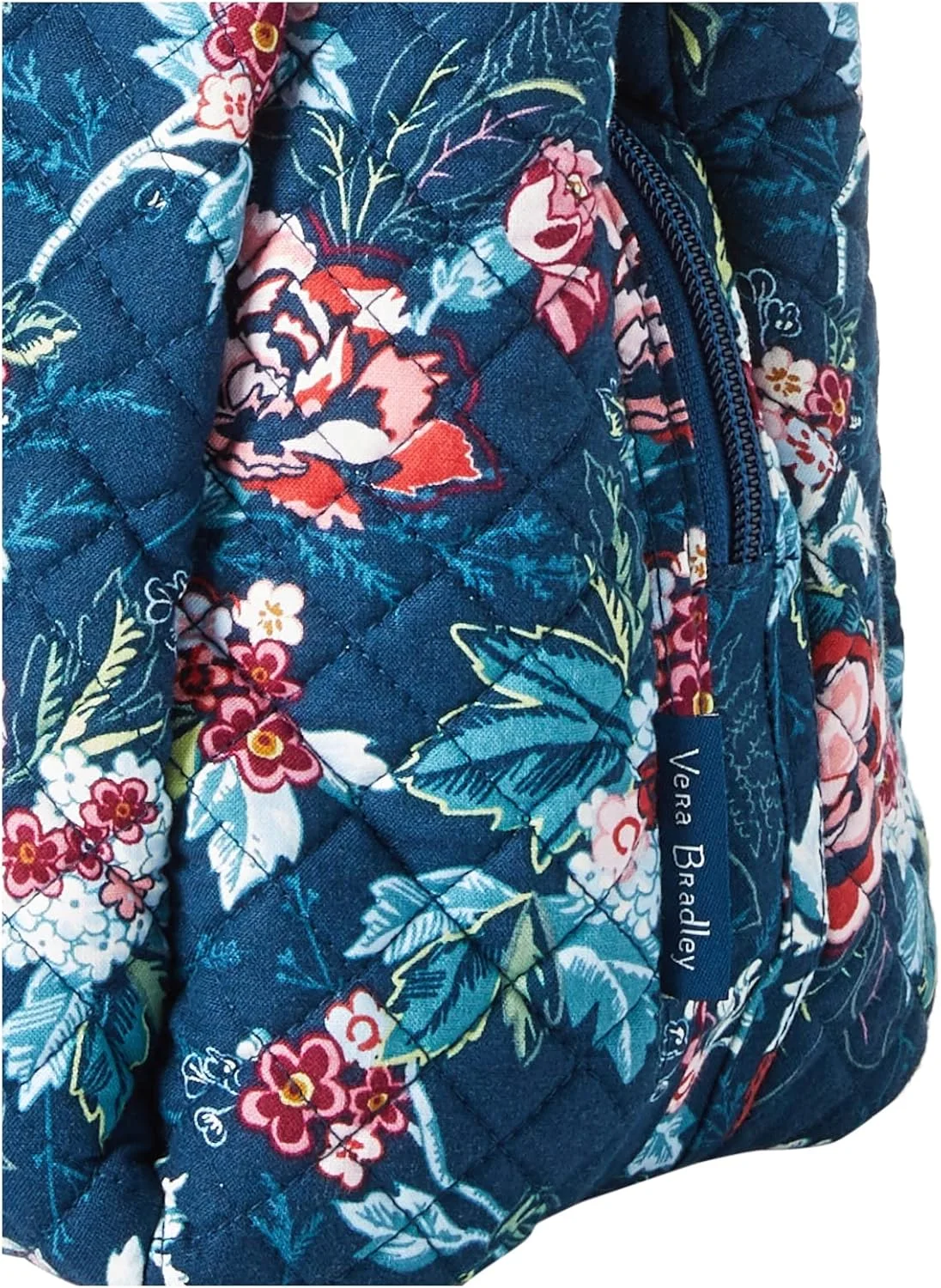 کیف دستی زنانه ویرا بردلی، مدل ساتچل با محفظه‌های متعدد، جنس کتان