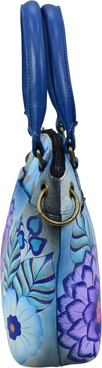 کیف دستی چرمی کوچک زنانه آنا بای آنوشکا با طرح هنری اورجینال نقاشی شده با دست