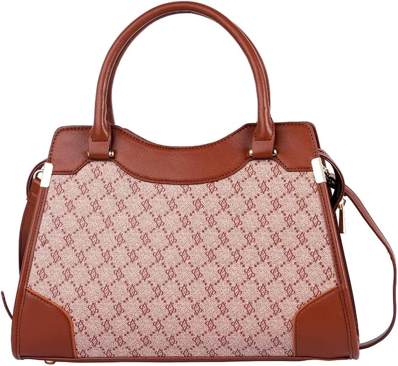 کیف دستی چرمی زنانه آمیکا فالون با طرح مونوگرام کیف دستی چرمی زنانه آمیکا فالون با طرح مونوگرام