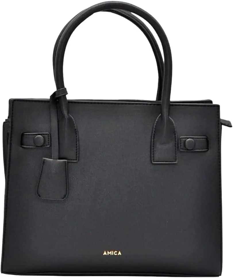 کیف دستی زنانه مدل Balia And Paz از چرم مصنوعی وگان، مناسب برای بانوان شیک پوش، کیف دوشی اداری و مسافرتی برای دانشگاه، هدیه تولد برای دختران و زنان و همسر