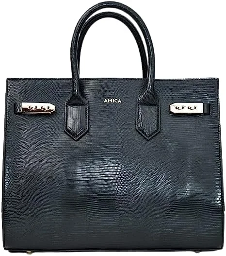 کیف دستی زنانه مدل Amica Mattea And Emilia از چرم مصنوعی با کیفیت، مناسب بانوان شیک پوش، کیف اداری و مسافرتی دوشی، کیف دانشجویی، هدیه تولد برای دختران و بانوان