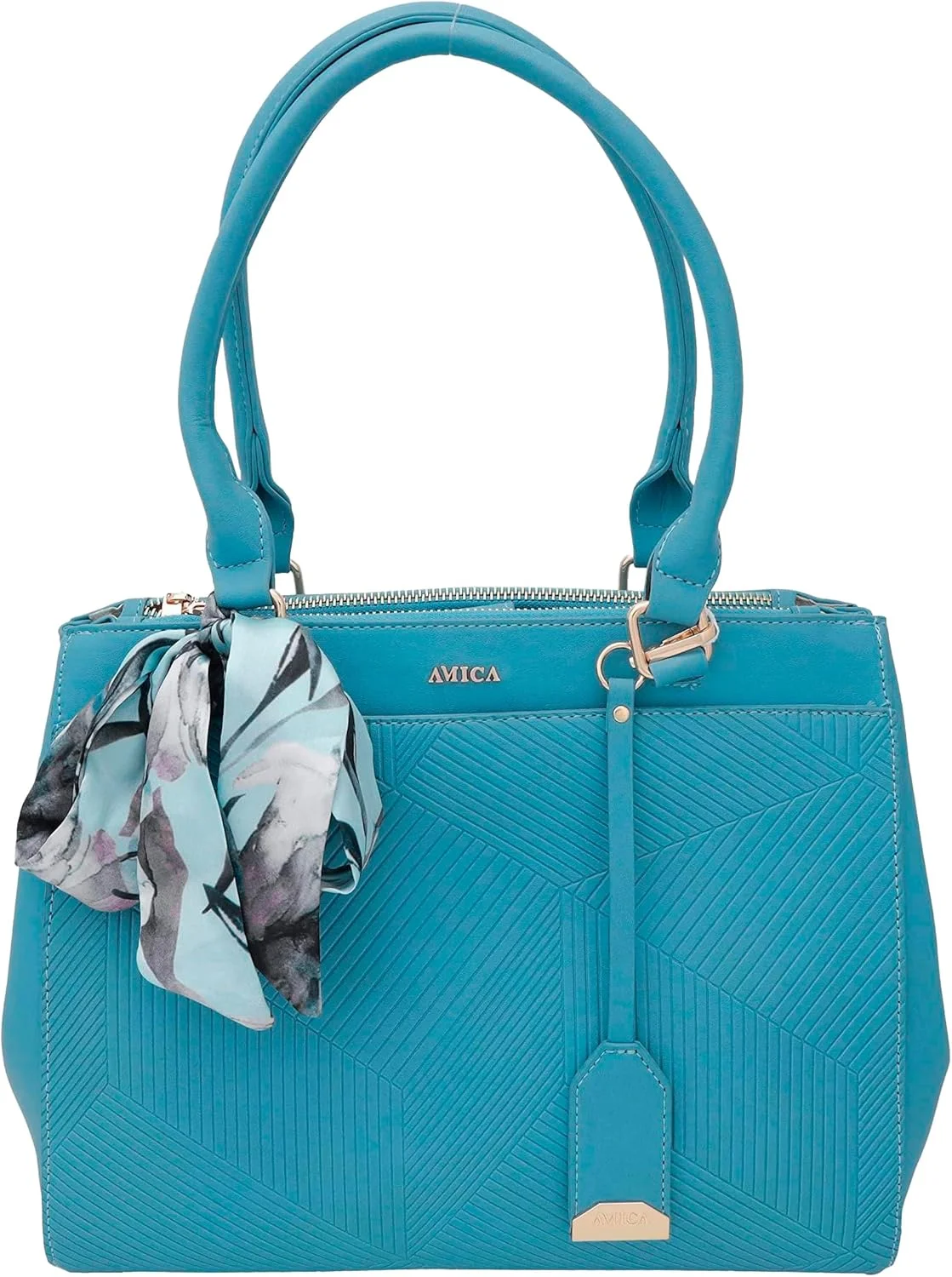 کیف دستی زنانه آمیکا بلقیس از جنس چرم مصنوعی وگان، مناسب بانوان شیک پوش، کیف اداری و مسافرتی دوشی برای دانشگاه، هدیه تولد برای دختران و بانوان و همسر