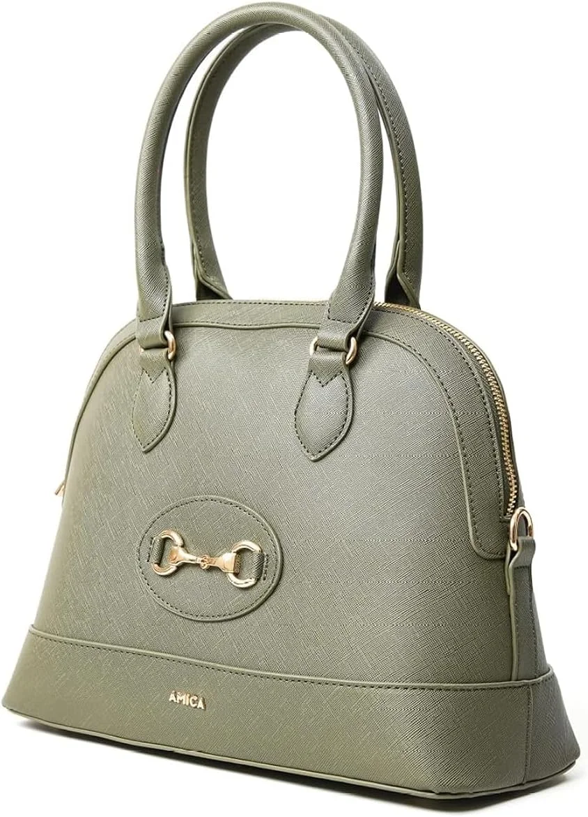 کیف دستی زنانه آمیکا اویتا مدل گنبدی با بند شانه قابل جدا شدن