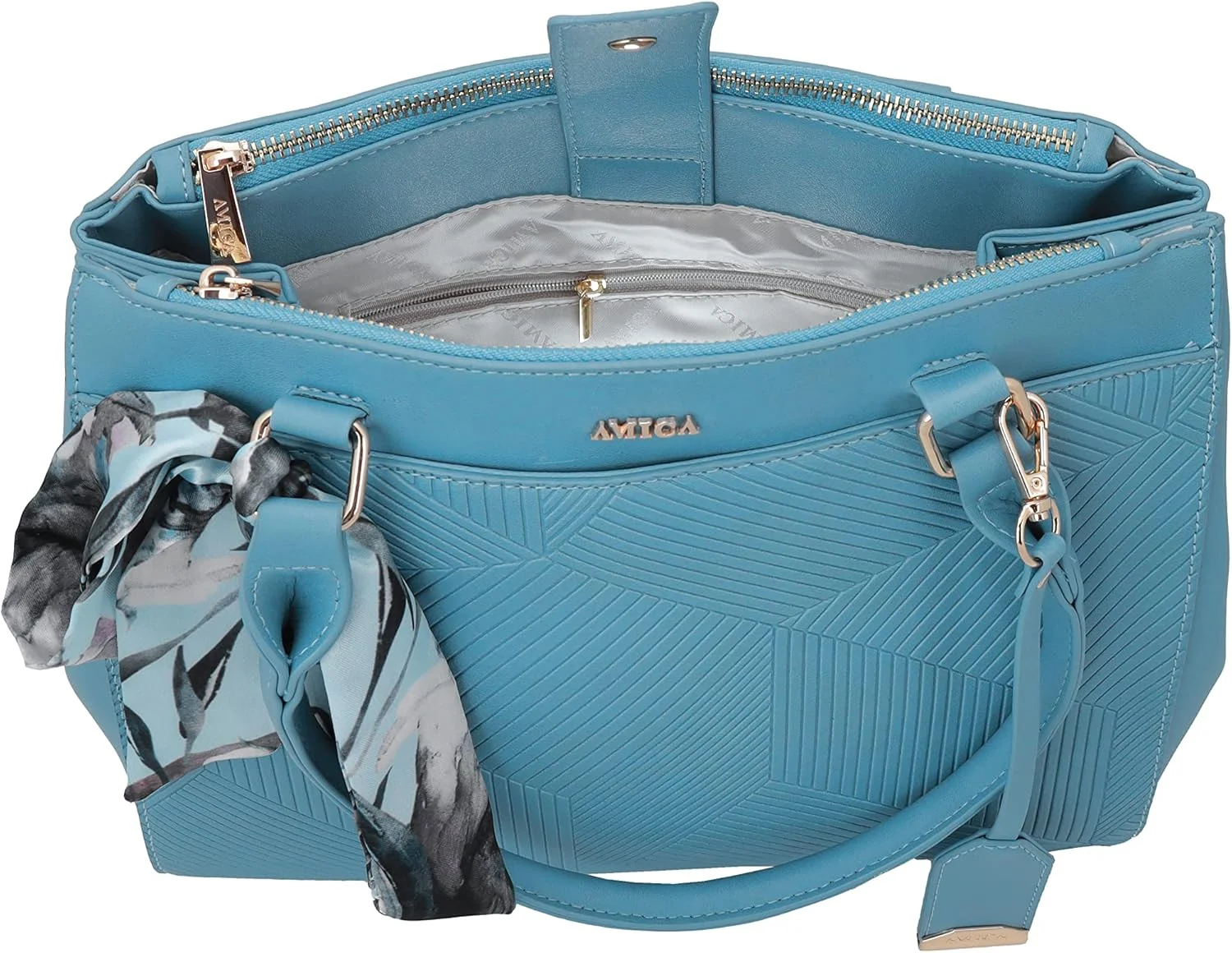 کیف دستی زنانه آمیکا بلقیس از جنس چرم مصنوعی وگان، مناسب بانوان شیک پوش، کیف اداری و مسافرتی دوشی برای دانشگاه، هدیه تولد برای دختران و بانوان و همسر