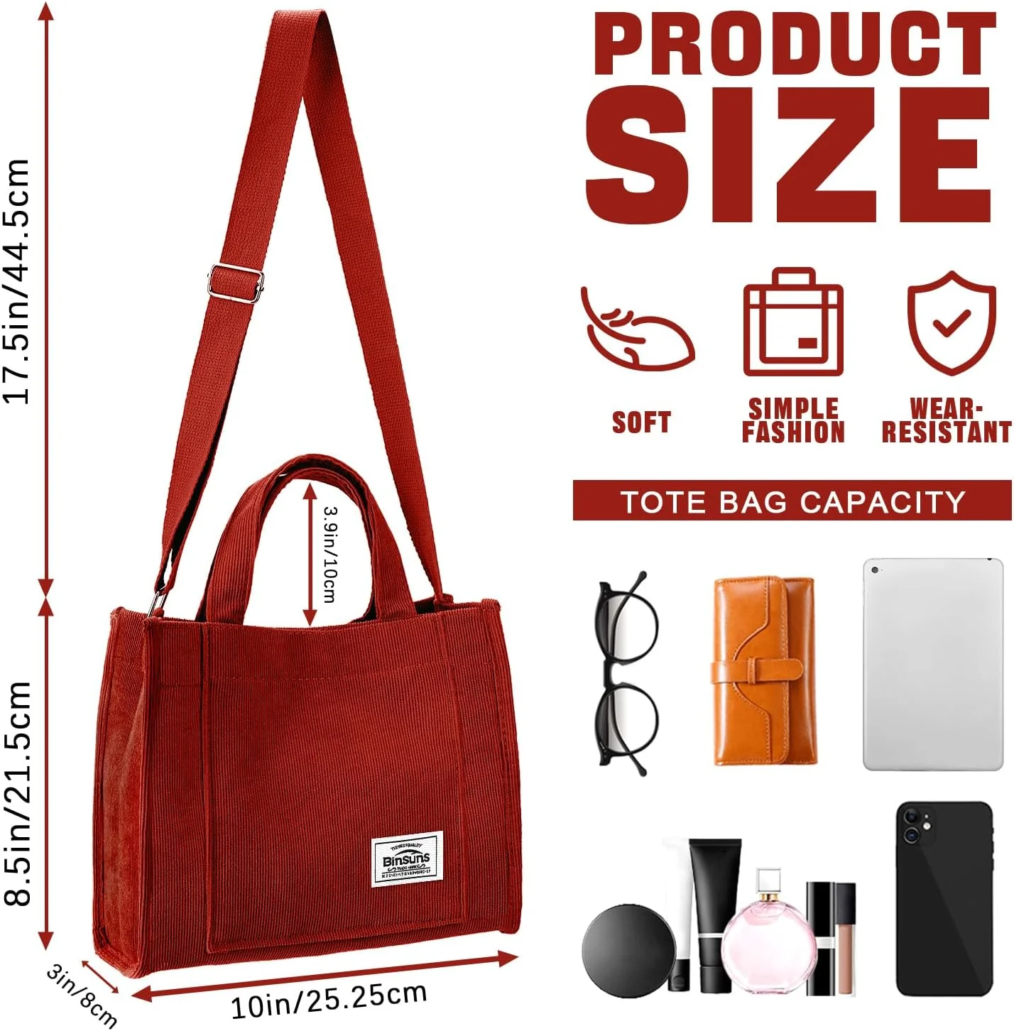 کیف دستی زنانه مخملی دوشی - کیف بزرگ دستی زیبا - کیف دستی و رودوشی - مناسب مدرسه، کار، سفر و ساحل