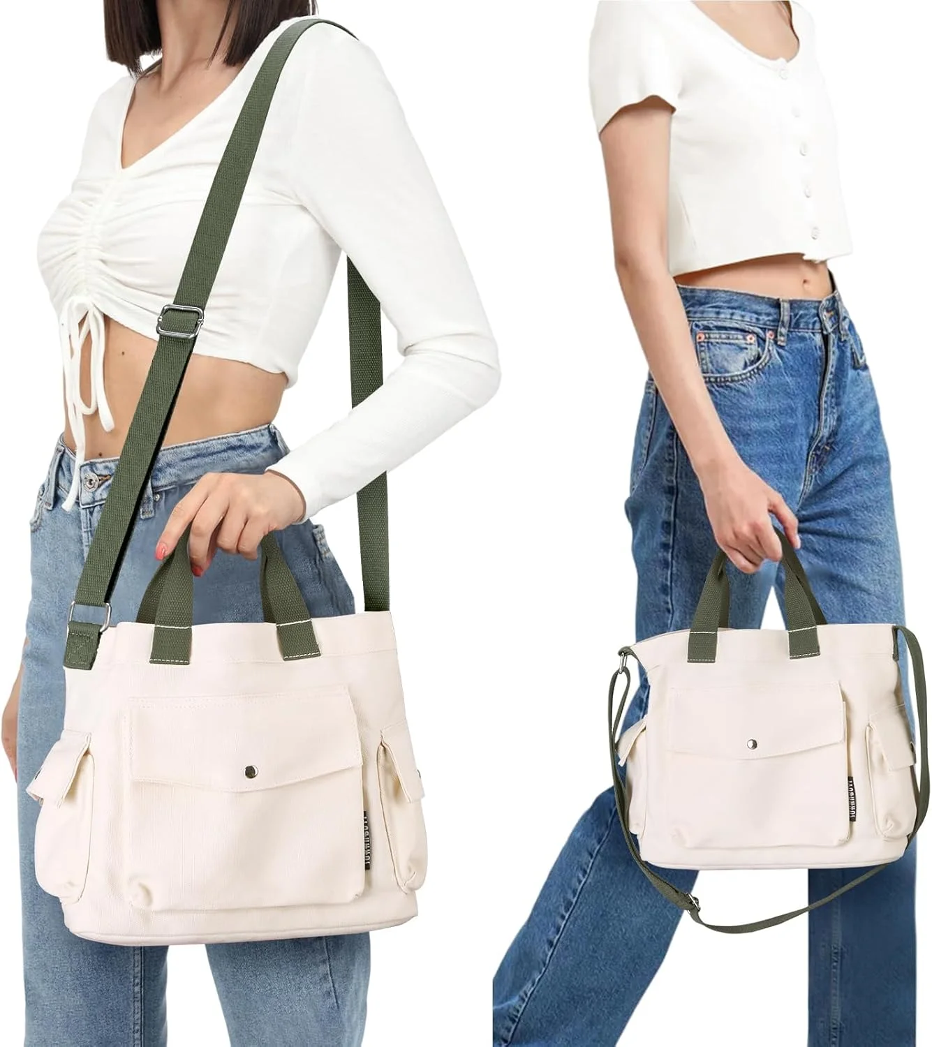 کیف دستی زنانه Azonee، کیف دوشی شیک، کیف یک‌طرفه، کیف روزمره برای خرید، مسافرت و کار (کوچک)