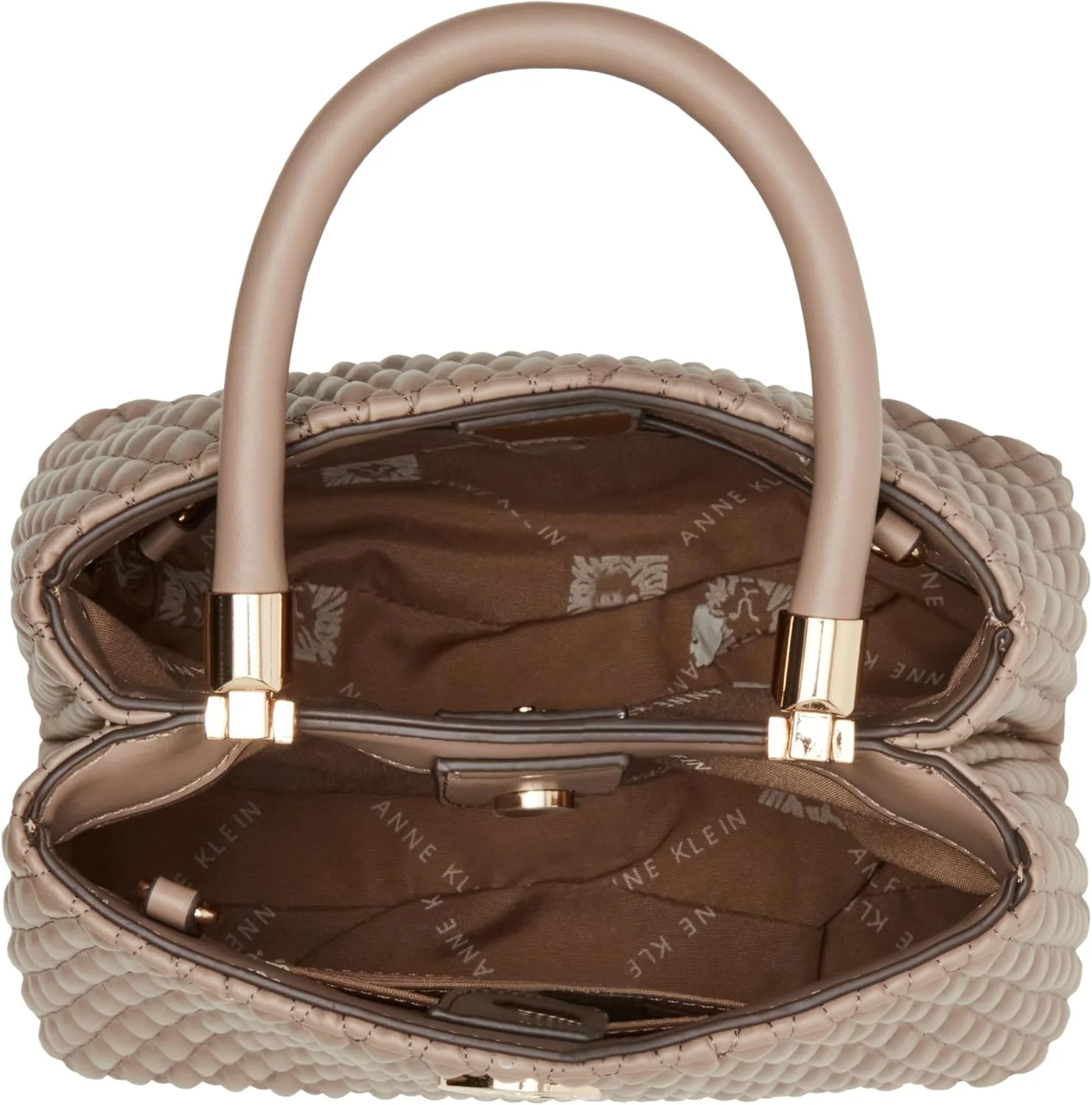 کیف دستی کوچک آنه کلاین با دسته لوله ای و طرح چین دار