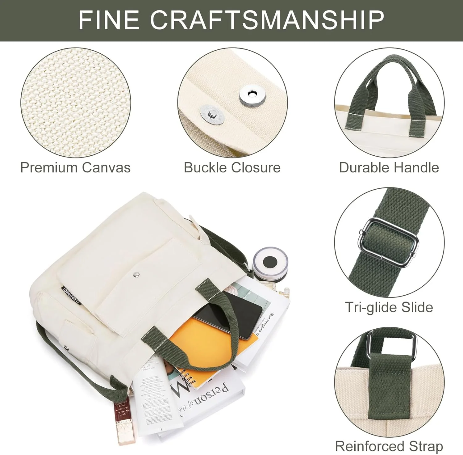 کیف دستی زنانه Azonee، کیف دوشی شیک، کیف یک‌طرفه، کیف روزمره برای خرید، مسافرت و کار (کوچک)