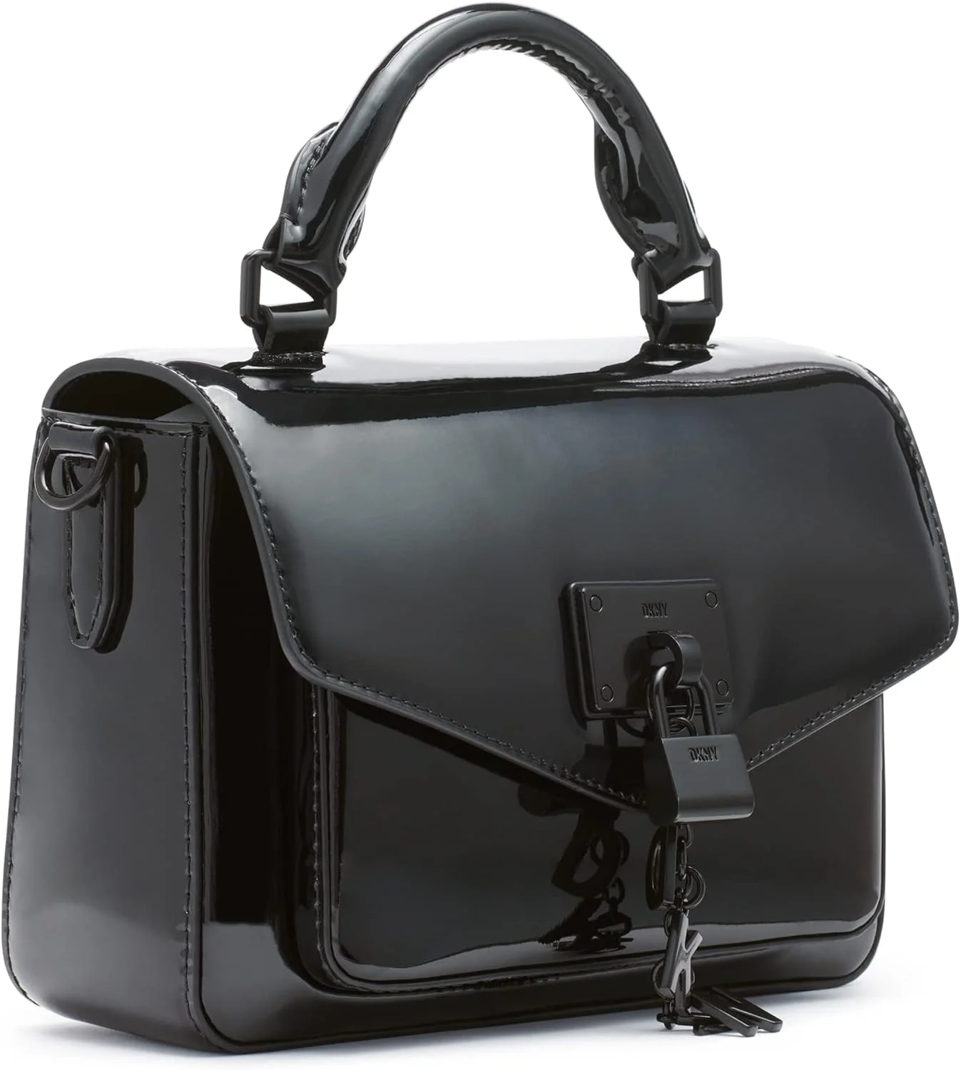 کیف دستی کوچک زنانه DKNY مدل الیسا با آویز لوگو