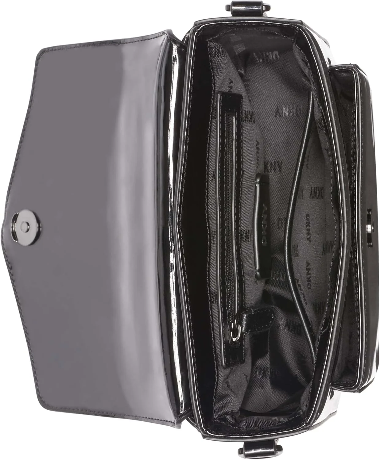 کیف دستی کوچک زنانه DKNY مدل الیسا با آویز لوگو