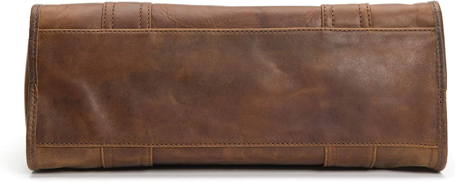 کیف دستی چرمی Frye Melissa Zip Satchel با بند شانه قابل تنظیم و دسته بالایی کیف دستی چرمی Frye Melissa Zip Satchel با بند شانه قابل تنظیم و دسته بالایی