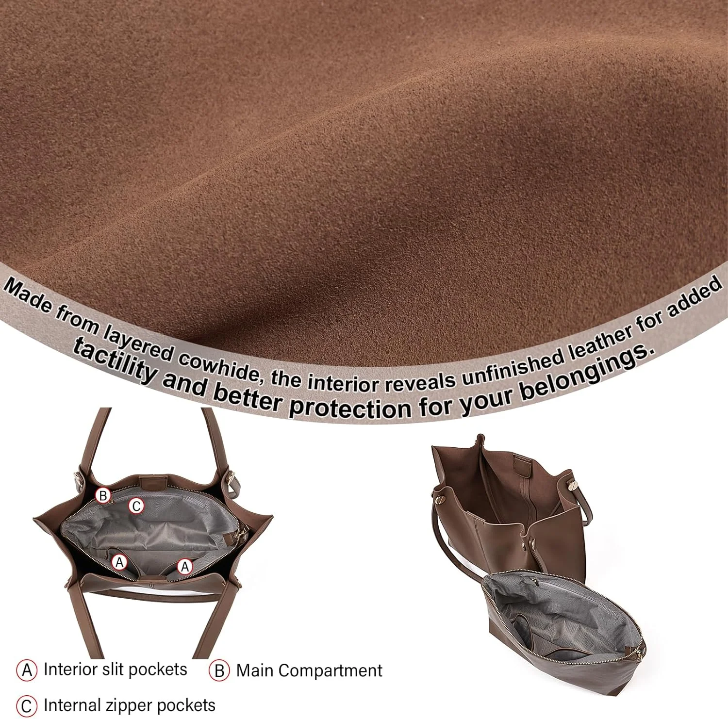 کیف دوشی چرمی زنانه فاکسلاور با ظرفیت بزرگ و دسته بالایی با قابلیت استفاده به دو صورت کیف دوشی چرمی زنانه فاکسلاور با ظرفیت بزرگ و دسته بالایی با قابلیت استفاده به دو صورت