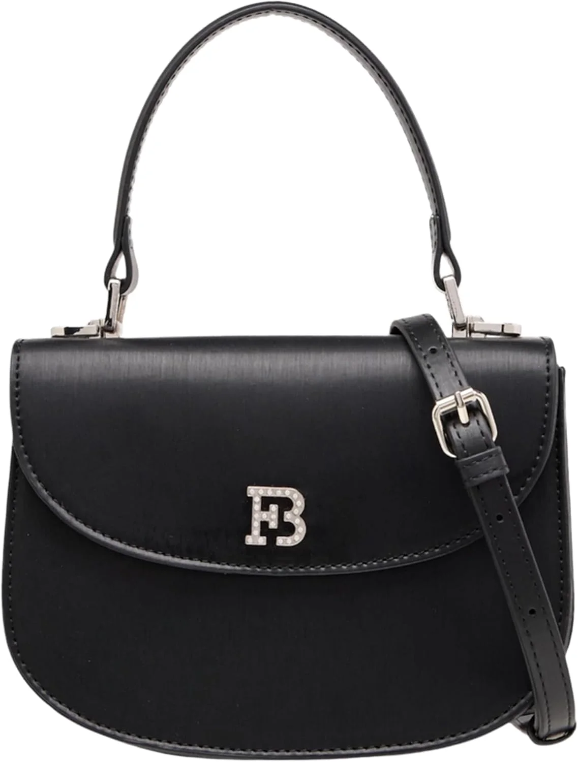 کیف دستی زنانه فلورا بلا از شواکسپرس - کیف سطلی بافت دار با بست دکمه ای و بند قابل تنظیم