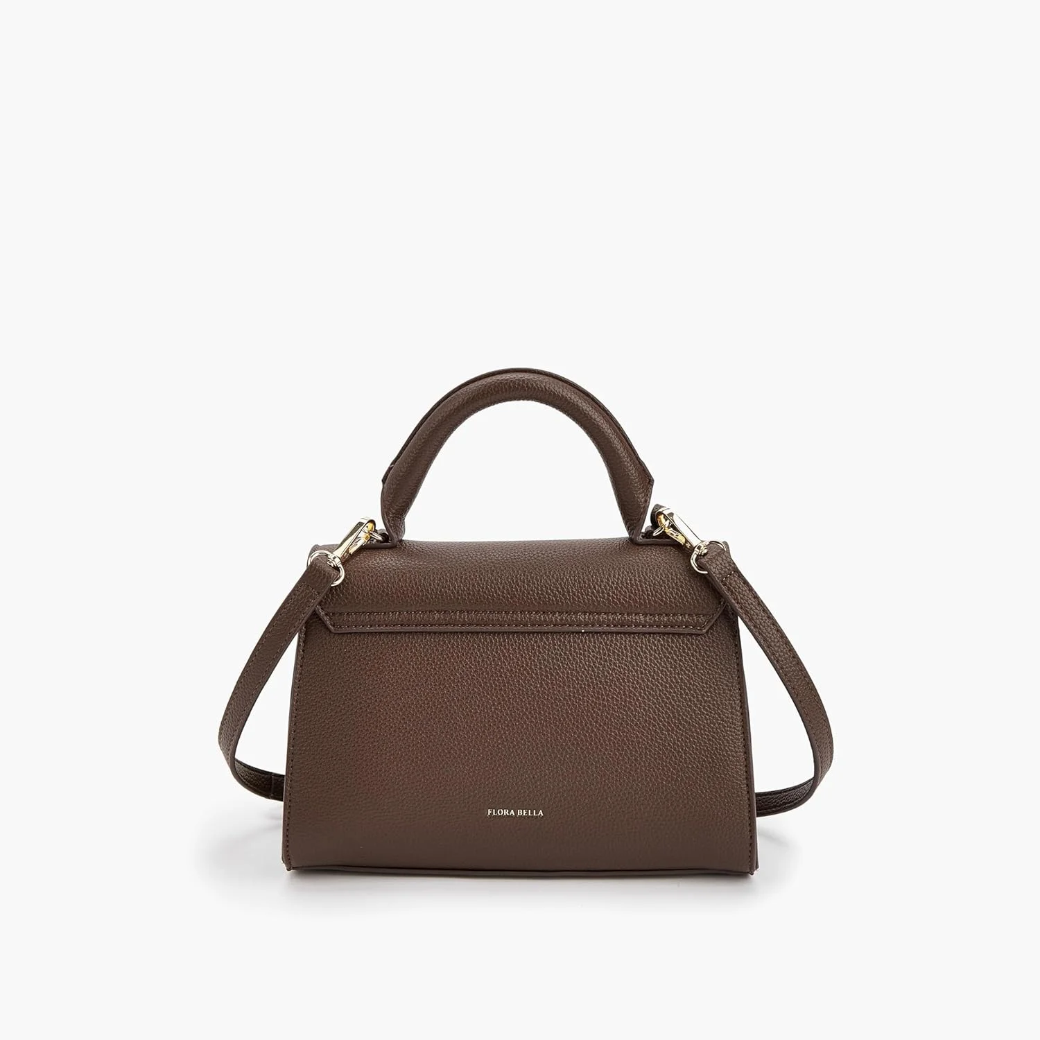 کیف دستی زنانه فلورا بلا از شواکسپرس، رنگ قهوه ای، یک سایز، با بند جداشدنی و بست فِلَپ